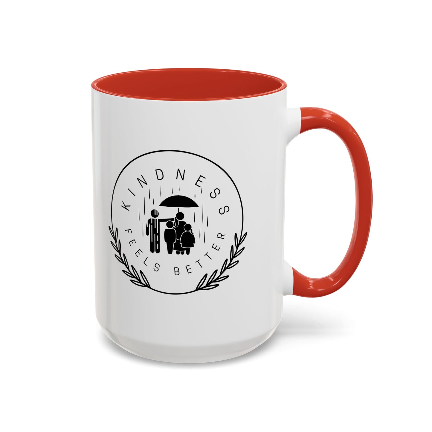 Mug - Kindness Feels Better Accent Coffee Mug (11, 15oz)