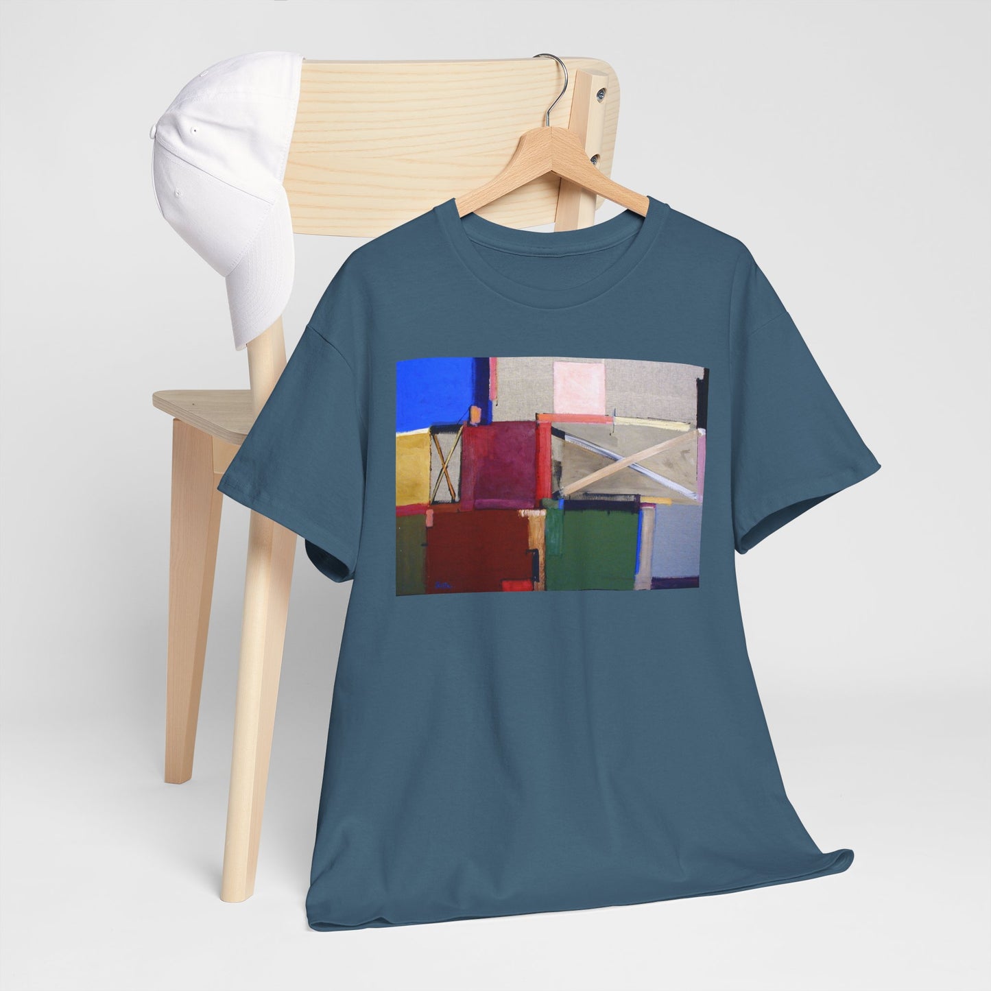 Colorful Abstract Art Unisex Heavy Cotton Tee