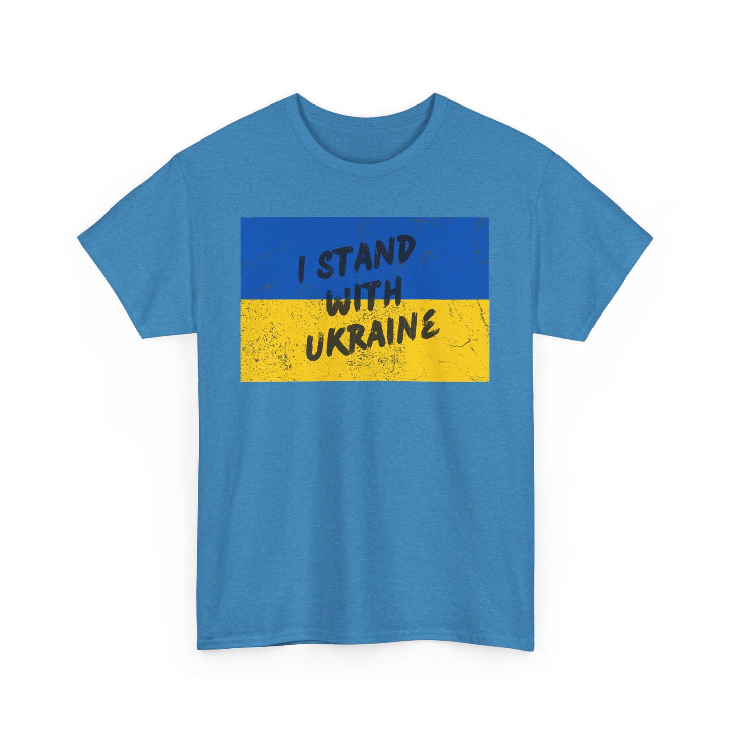 I Stand with Ukraine Unisex Heavy Cotton Tee