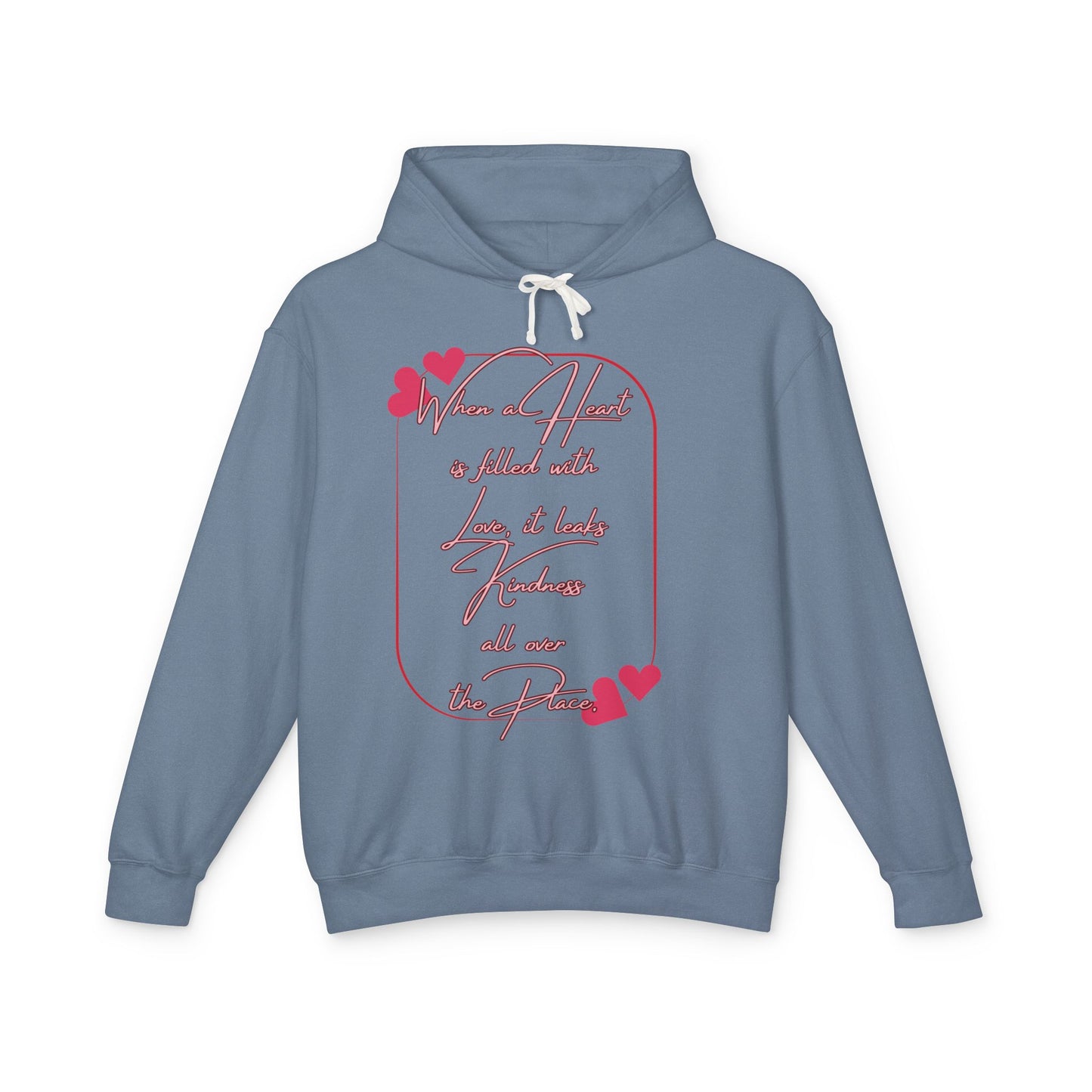 Heartfelt Love Hoodie - Cozy, Unisex Lightweight Sweatshirt for Valentine's Day, Birthdays, Gifts, Casual Wear, Love Quotes