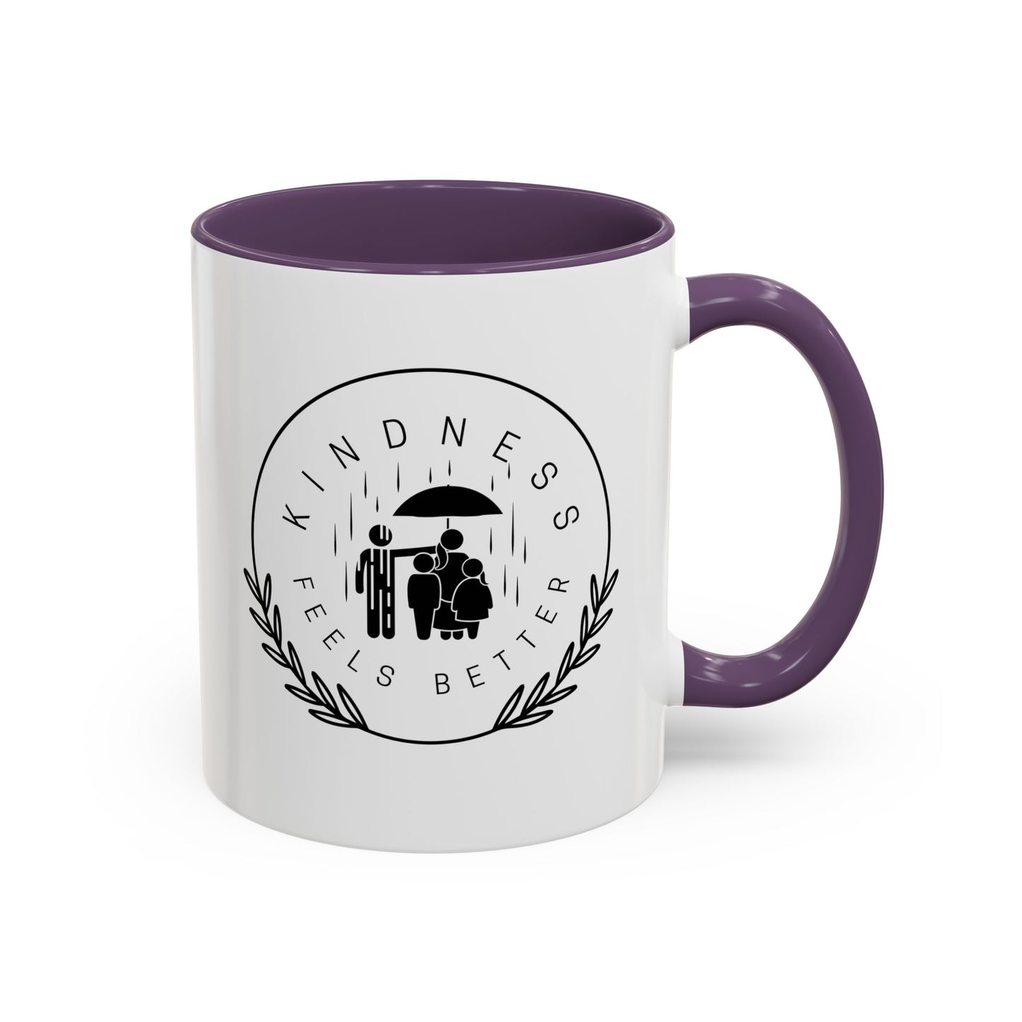 Mug - Kindness Feels Better Accent Coffee Mug (11, 15oz)