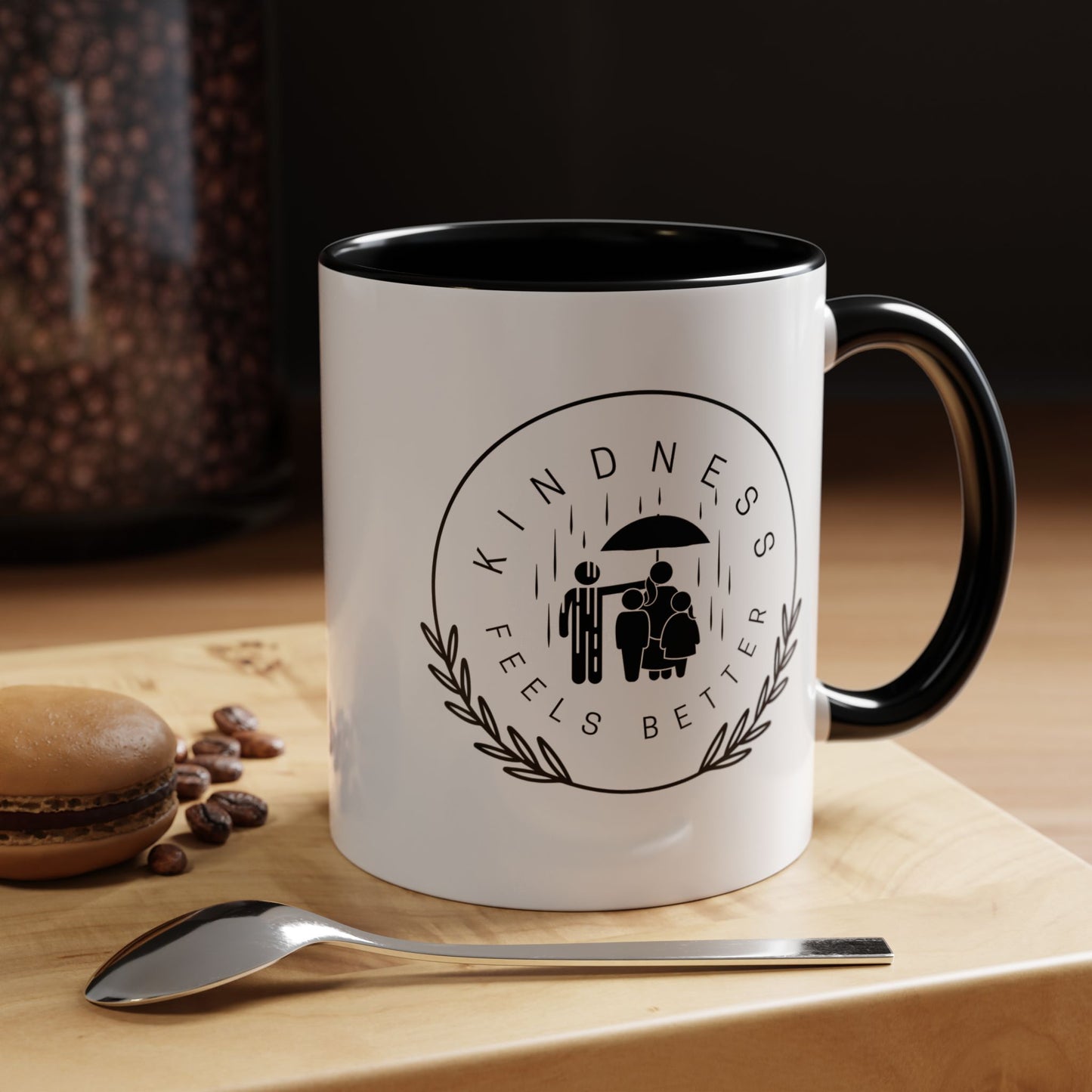 Mug - Kindness Feels Better Accent Coffee Mug (11, 15oz)