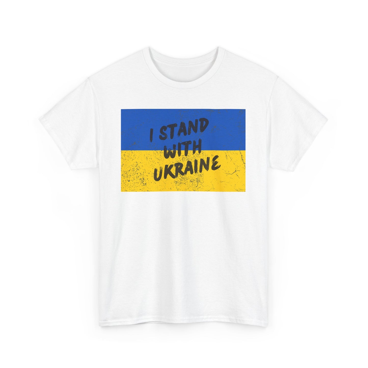 I Stand with Ukraine Unisex Heavy Cotton Tee