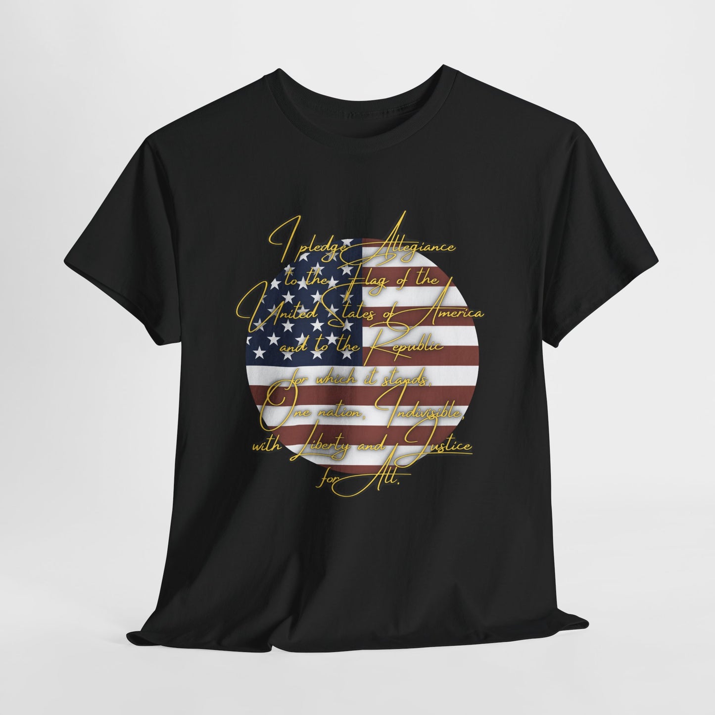 Patriotic Unisex Heavy Cotton Tee - 'In America We Trust' Design