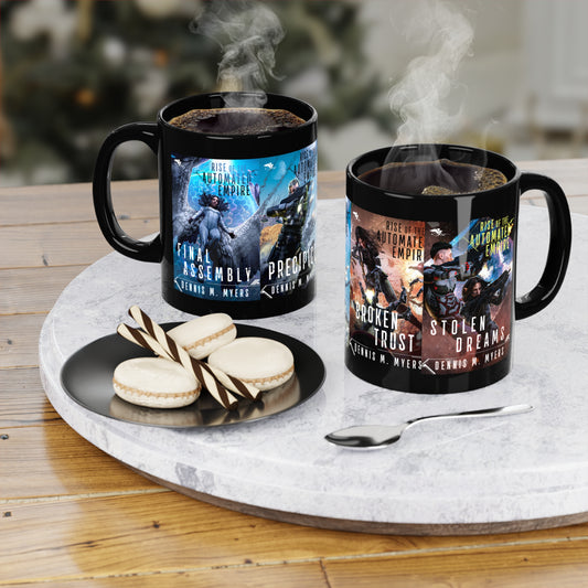 Rise of the Automated Empire - Black Coffee Mug, 11oz