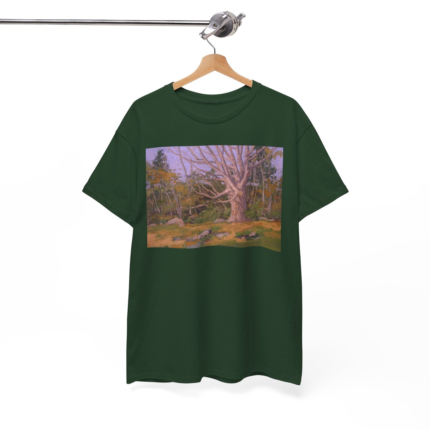 Artistic Landscape Unisex Heavy Cotton Tee - Nature Inspired