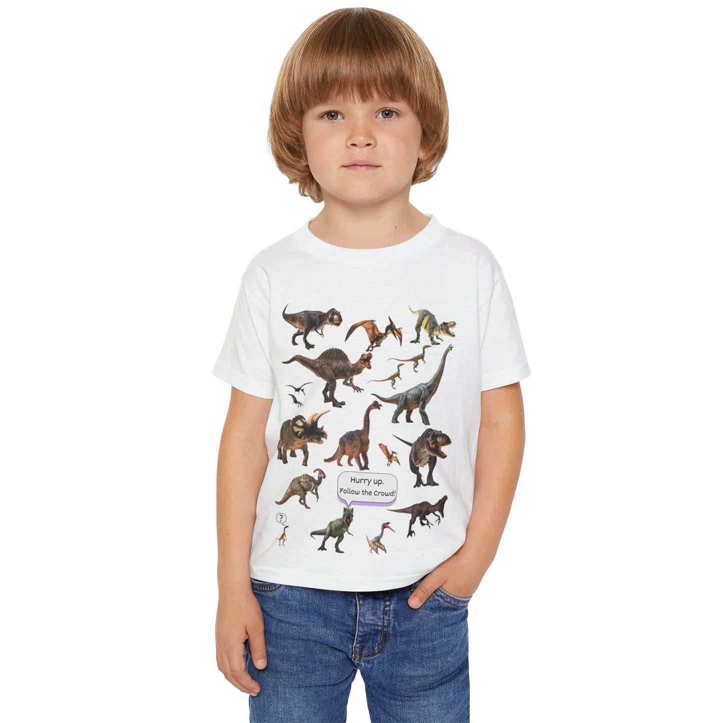 Toddler T-shirt - Early advice Dinosaur theme