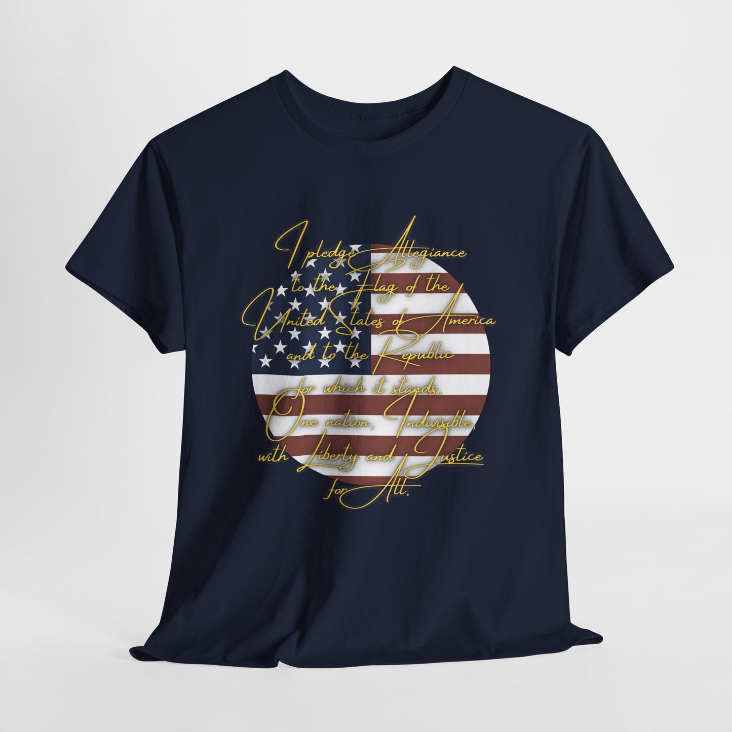 Patriotic Unisex Heavy Cotton Tee - 'In America We Trust' Design