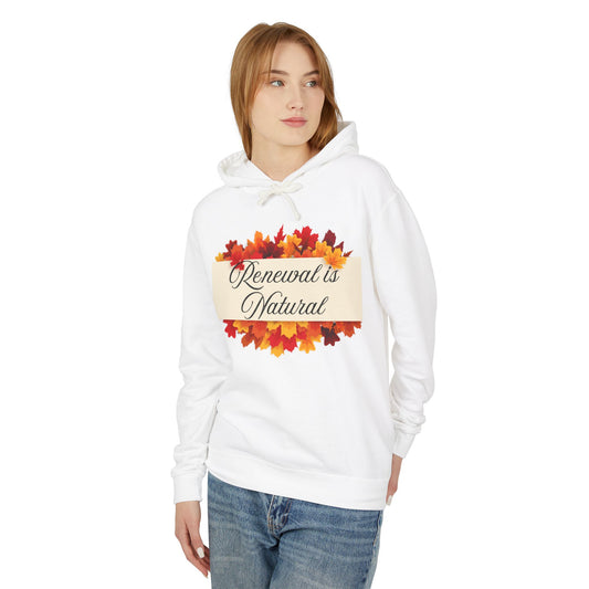 Autumn-Inspired Unisex Lightweight Hooded Sweatshirt, Cozy Fall Apparel, Perfect for Harvest Festivals, Relaxed Style, Gift Idea