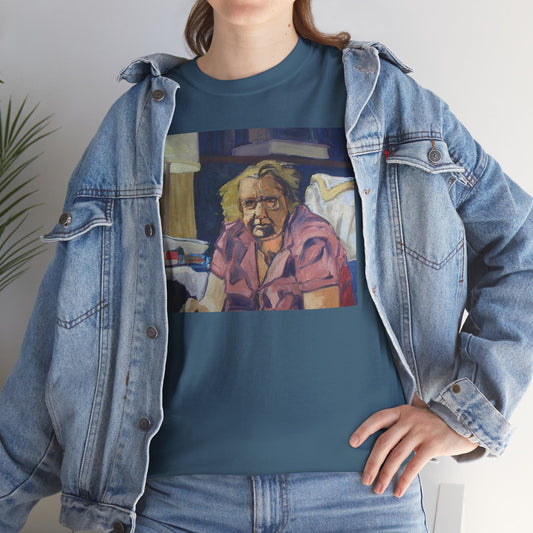 Artistic Unisex Heavy Cotton Tee - Unique Graphic Design for Casual Style