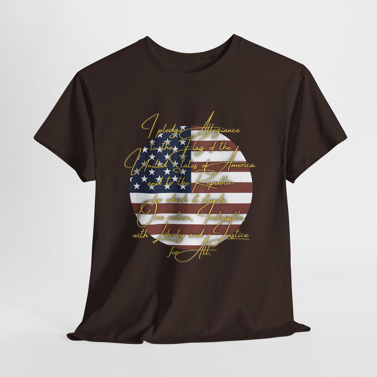 Patriotic Unisex Heavy Cotton Tee - 'In America We Trust' Design