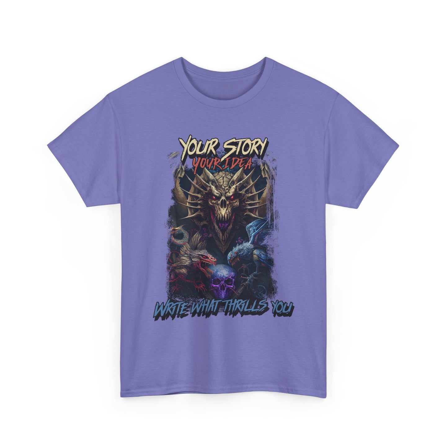 Cotton Tee - Your Story Your Idea Inspirational Quote Shirt