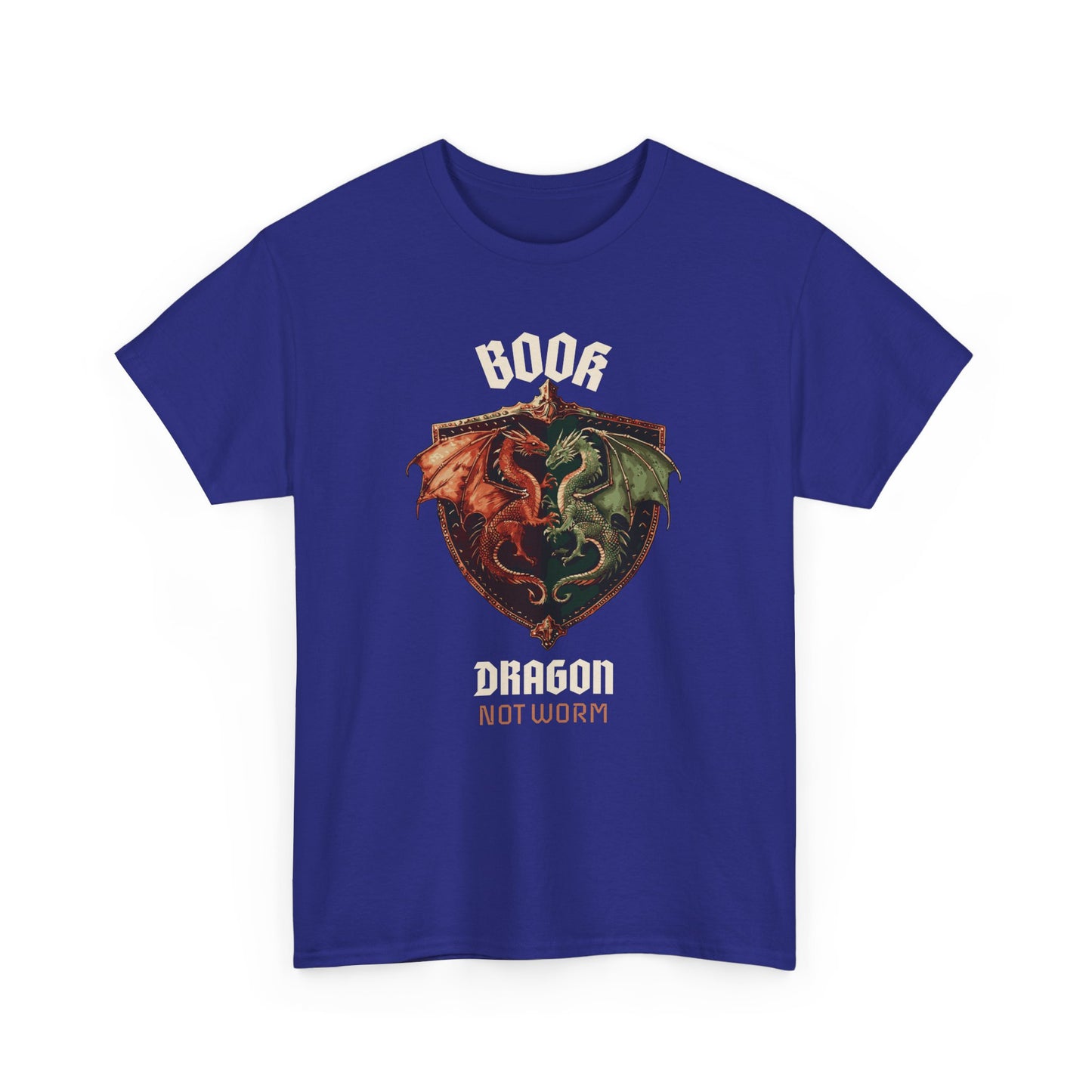 Book Dragon Unisex Tee - Not worm Design