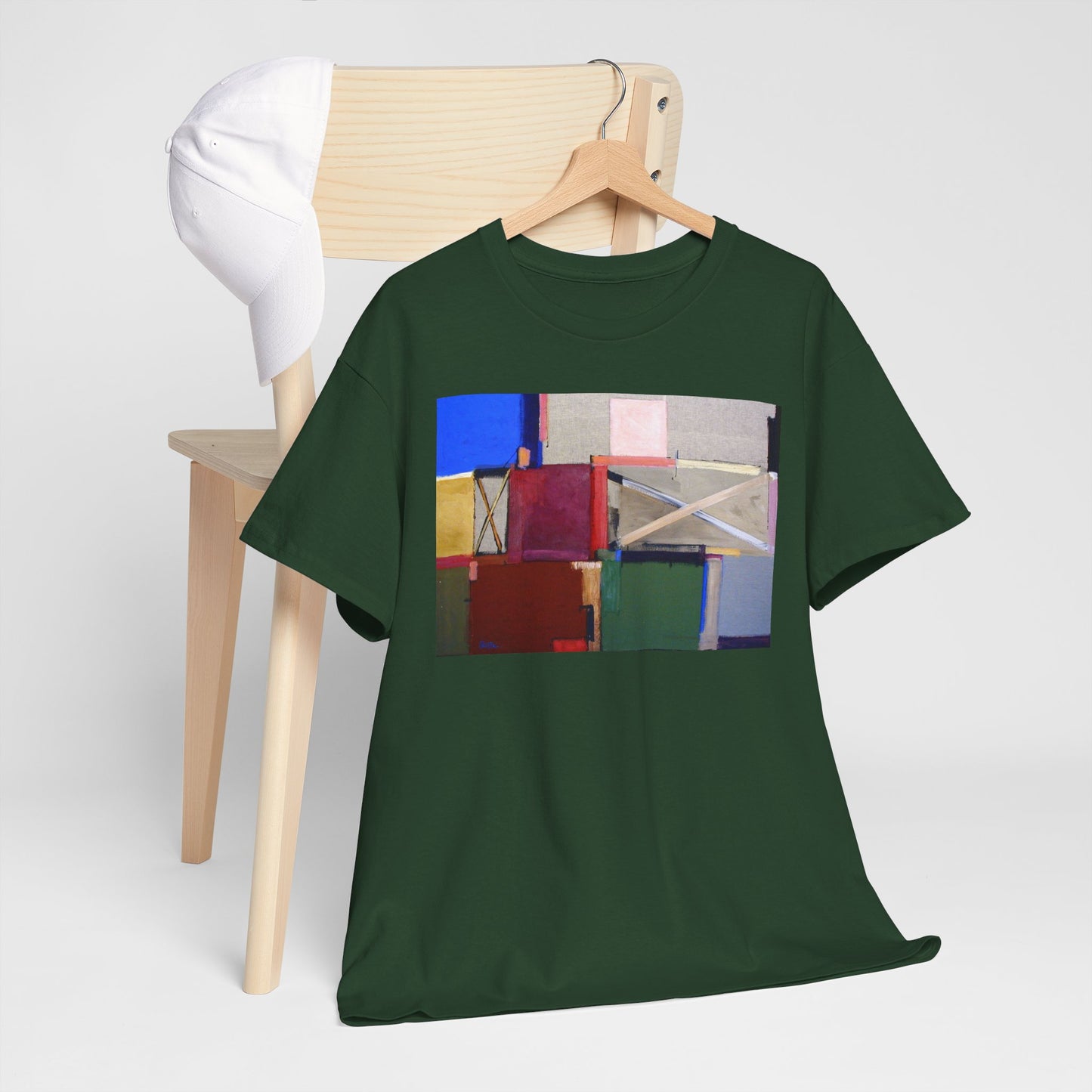 Colorful Abstract Art Unisex Heavy Cotton Tee