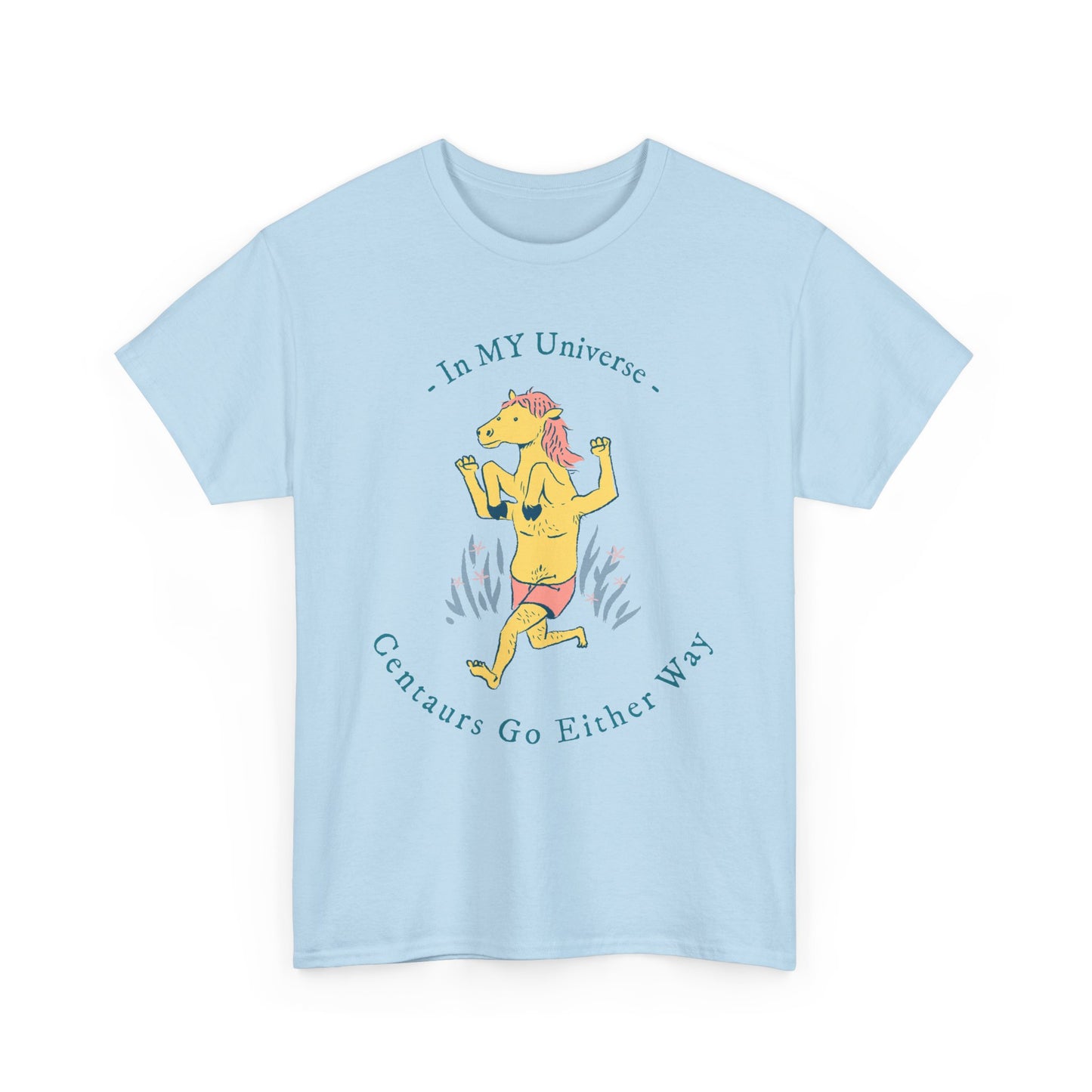 In My Universe Unisex Heavy Cotton Tee - Fun Centaur Design