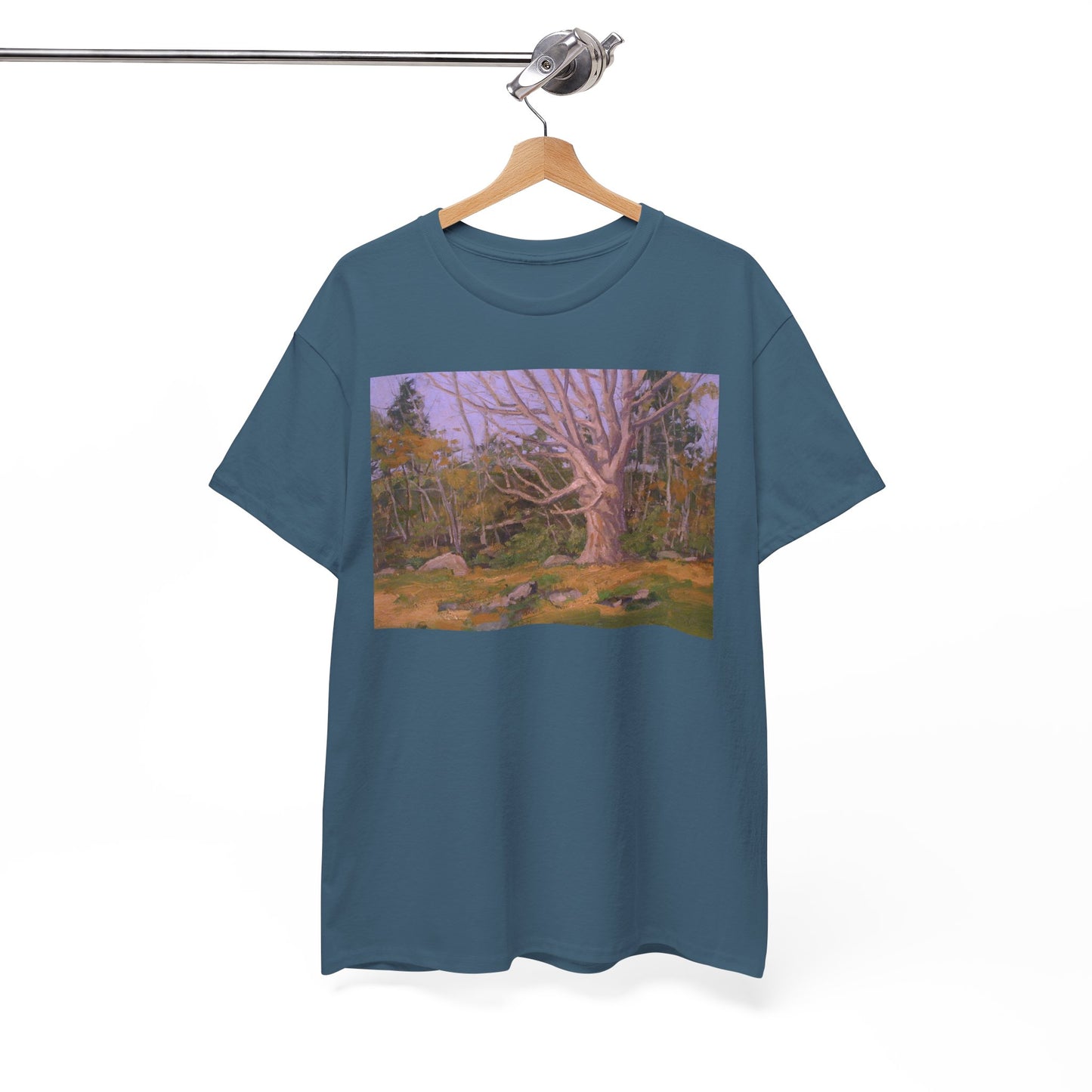Artistic Landscape Unisex Heavy Cotton Tee - Nature Inspired