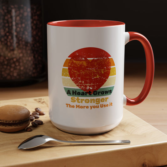 Heartfelt Inspirational Coffee Mug, Motivational Mug, Gift for Her, Coffee Lover Gift, Home Office Decor