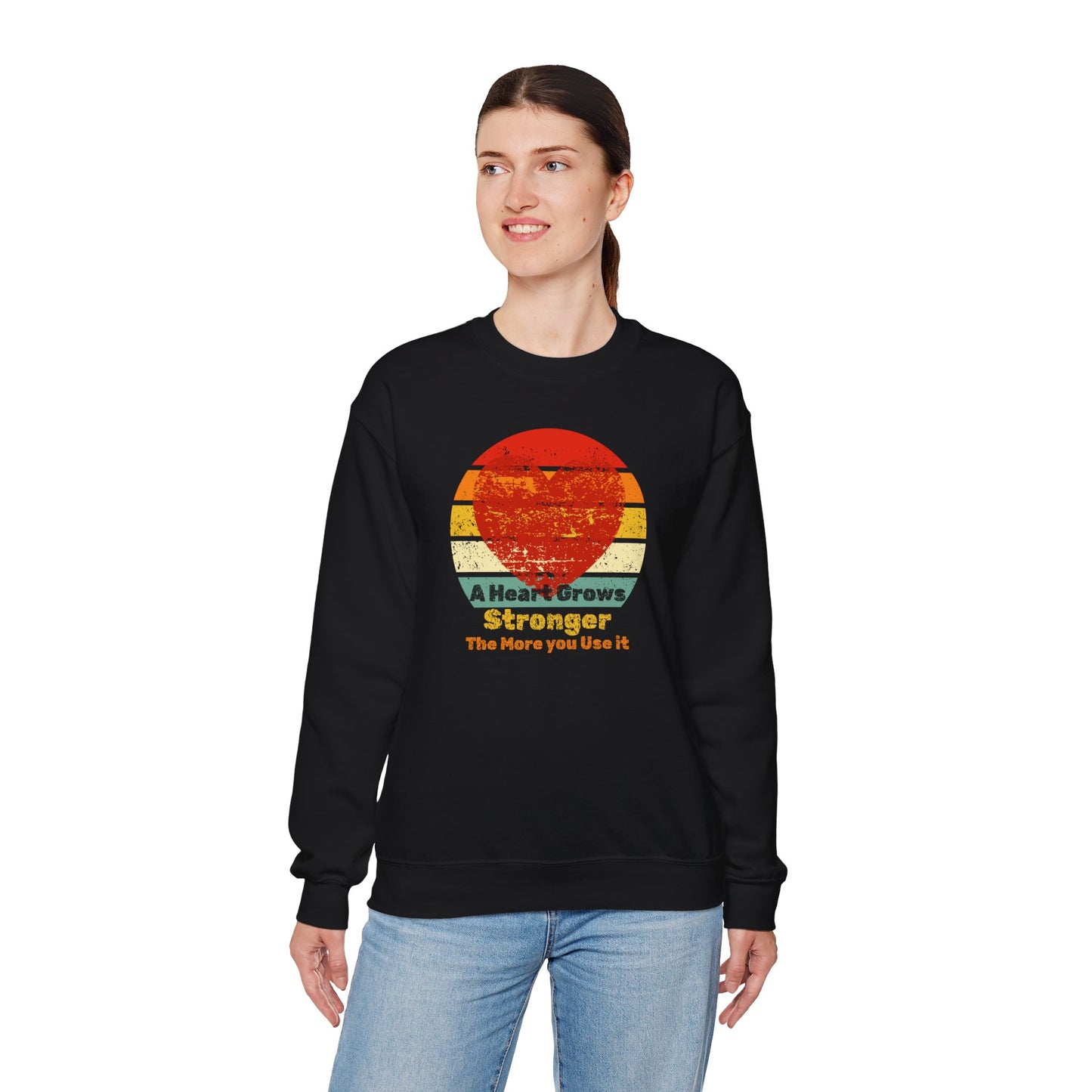 Retro Inspirational Crewneck Sweatshirt | Cozy Unisex Sweatshirt, Gift for Her, Motivational Gift, Casual Wear, Autumn Fashion