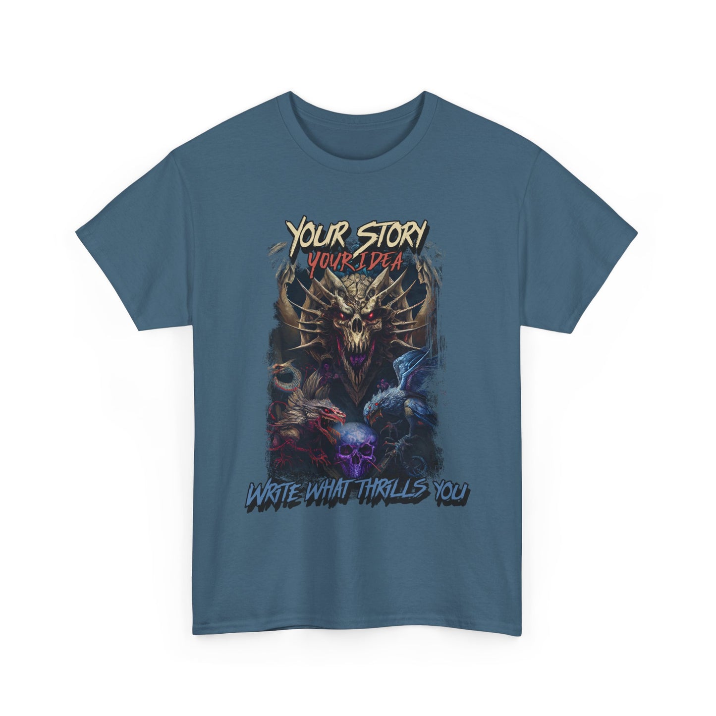 Cotton Tee - Your Story Your Idea Inspirational Quote Shirt