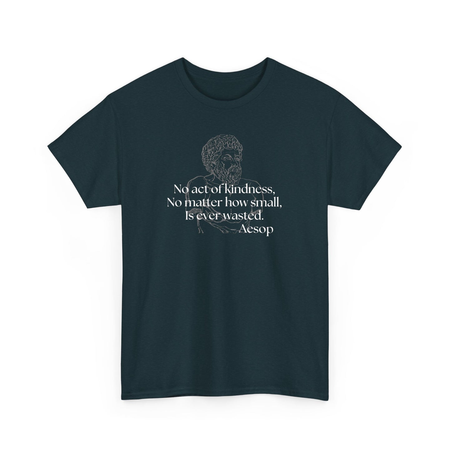Inspirational Aesop Quote Unisex Heavy Cotton Tee