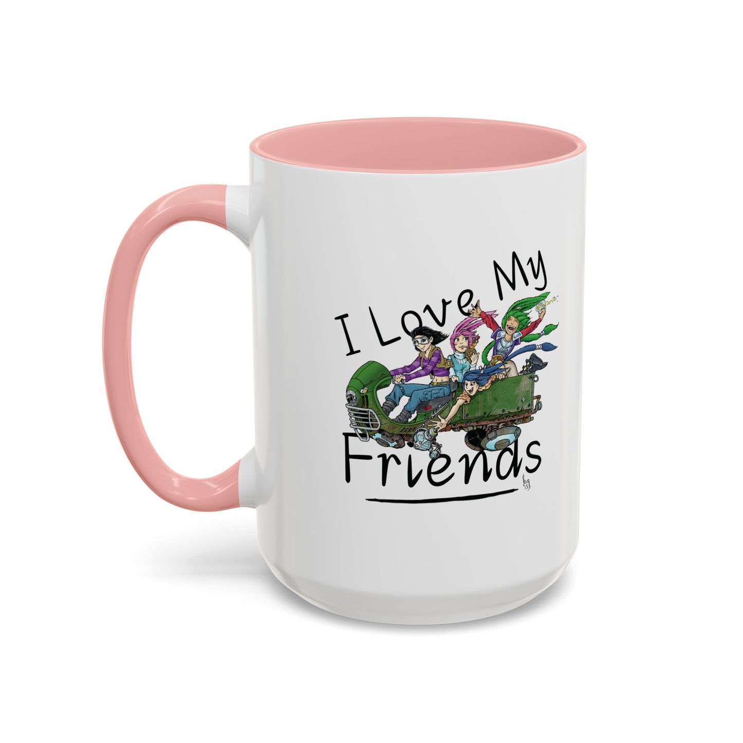 Mug - I Love My Friends Featuring Art by Bryon Gibson