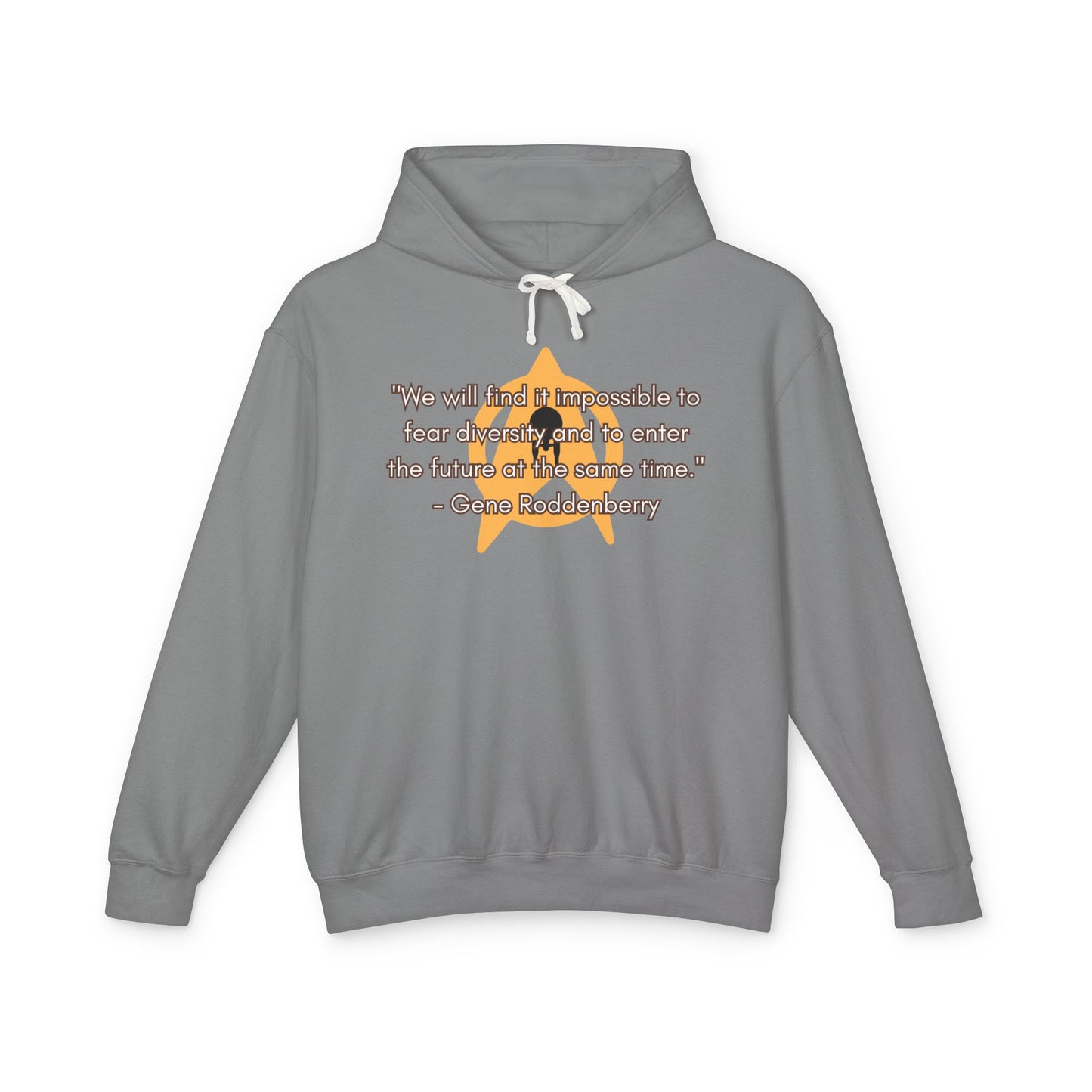 Inspirational Quote Hoodie, Unisex Lightweight Sweatshirt, Motivational Apparel, Gift for Him/Her, Cozy Everyday Wear