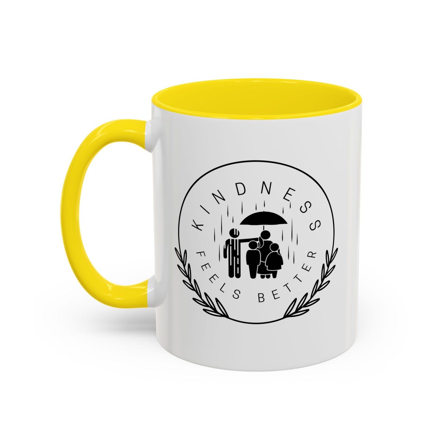 Mug - Kindness Feels Better Accent Coffee Mug (11, 15oz)