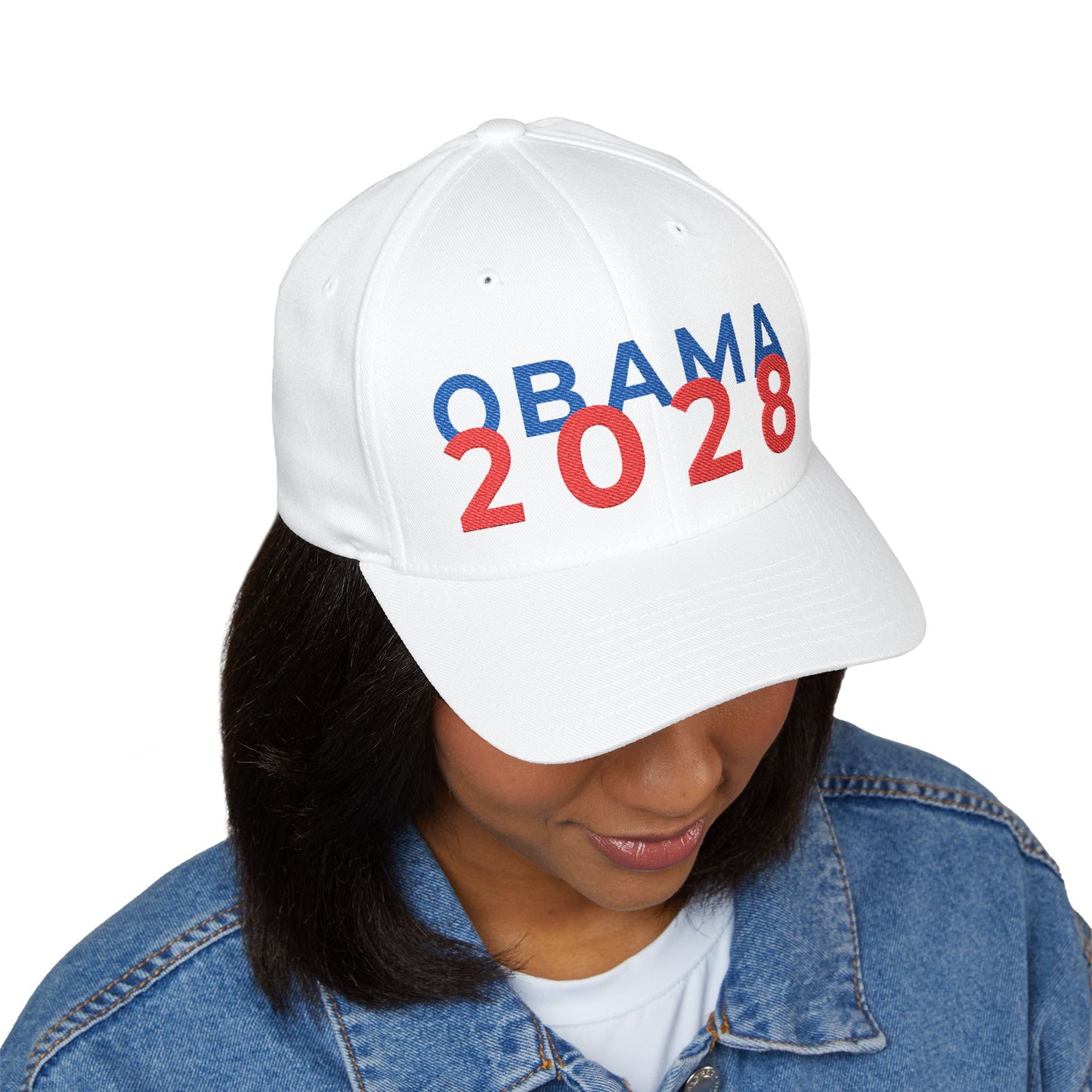 Obama 2028 Embroidered Cap - Stylish Political Merchandise for Supporters