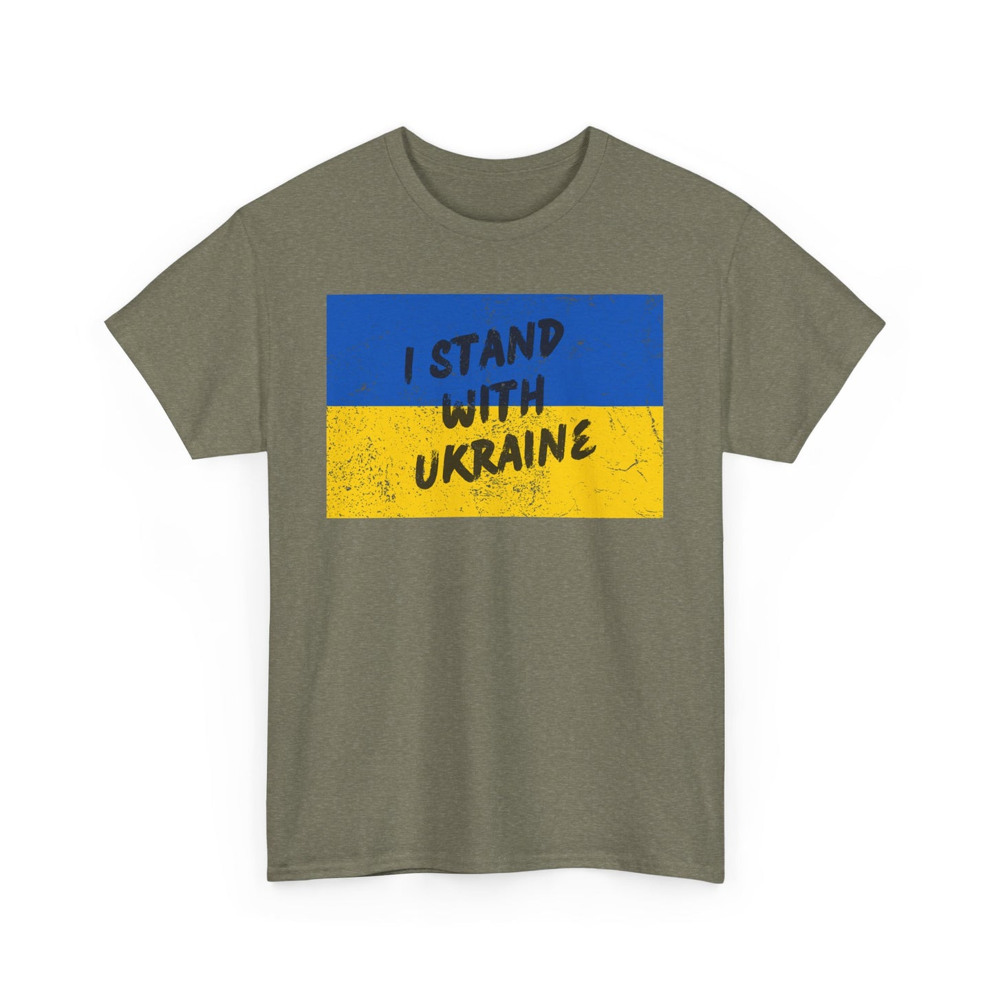 I Stand with Ukraine Unisex Heavy Cotton Tee
