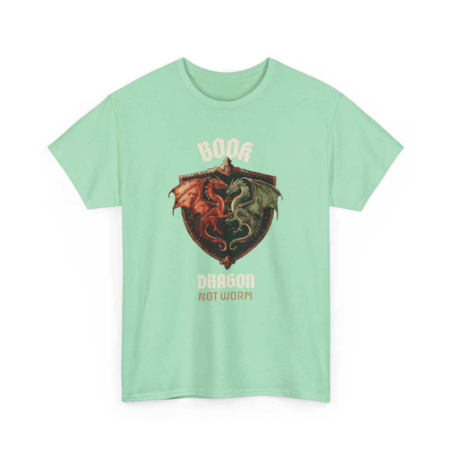 Book Dragon Unisex Tee - Not worm Design