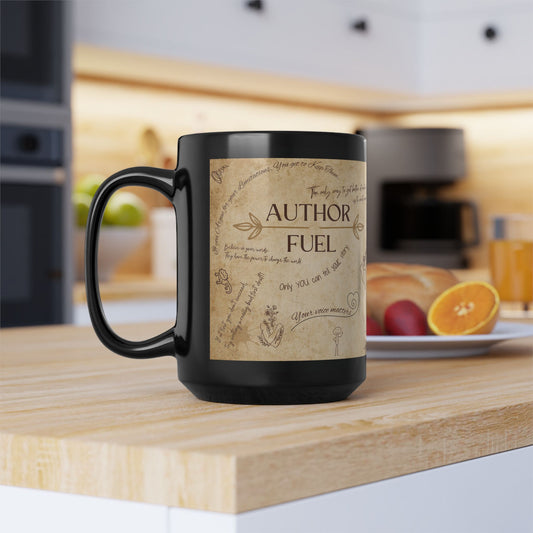 Motivational Author Fuel Coffee Mug - Author Fuel 15oz