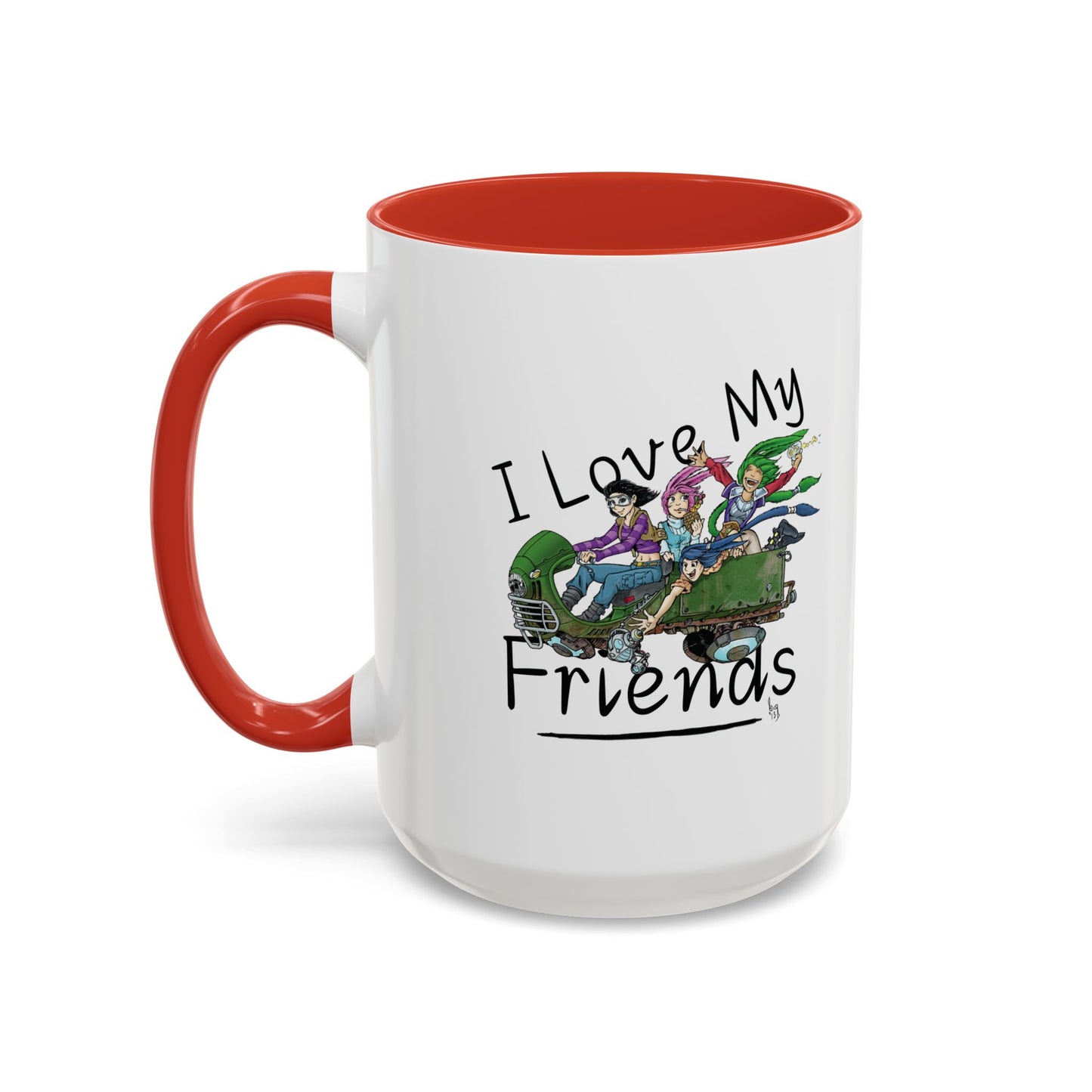Mug - I Love My Friends Featuring Art by Bryon Gibson