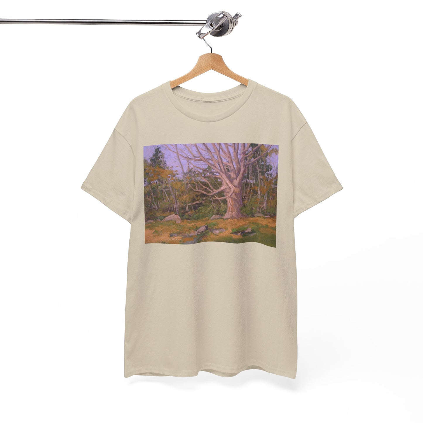 Artistic Landscape Unisex Heavy Cotton Tee - Nature Inspired