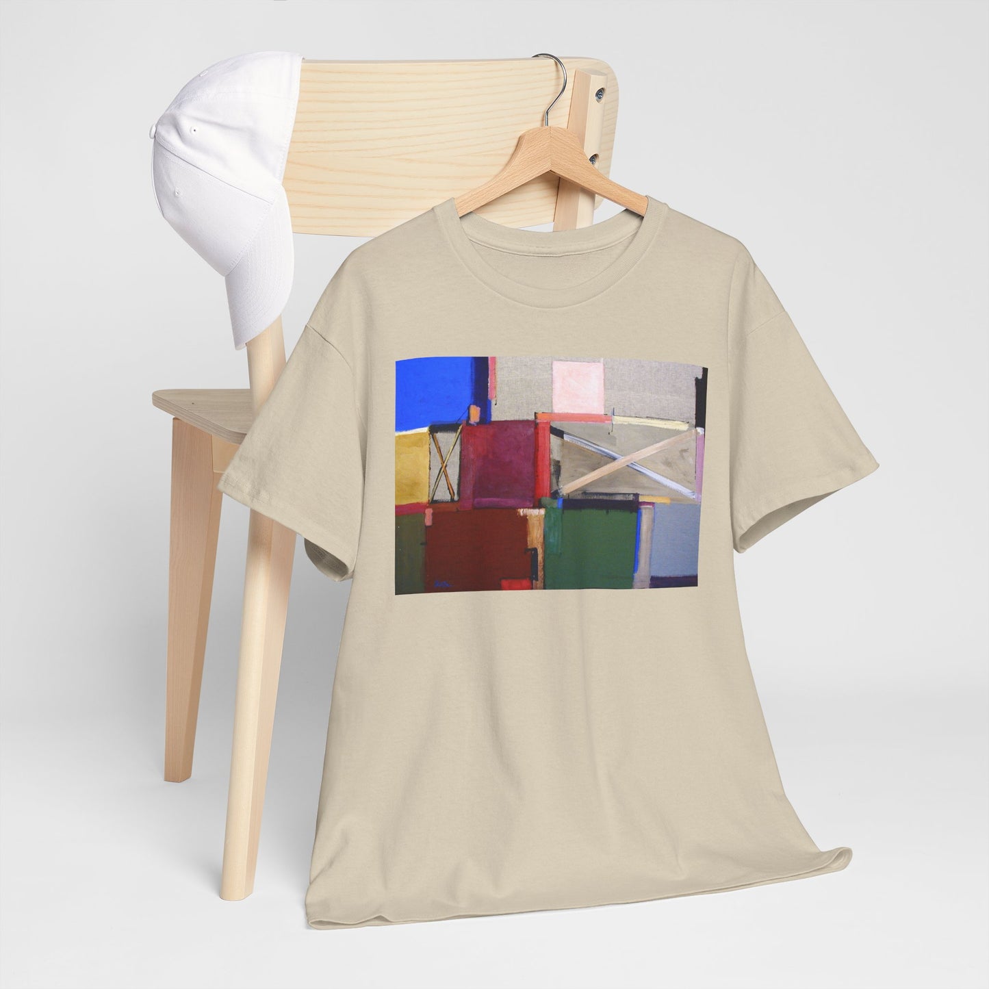 Colorful Abstract Art Unisex Heavy Cotton Tee