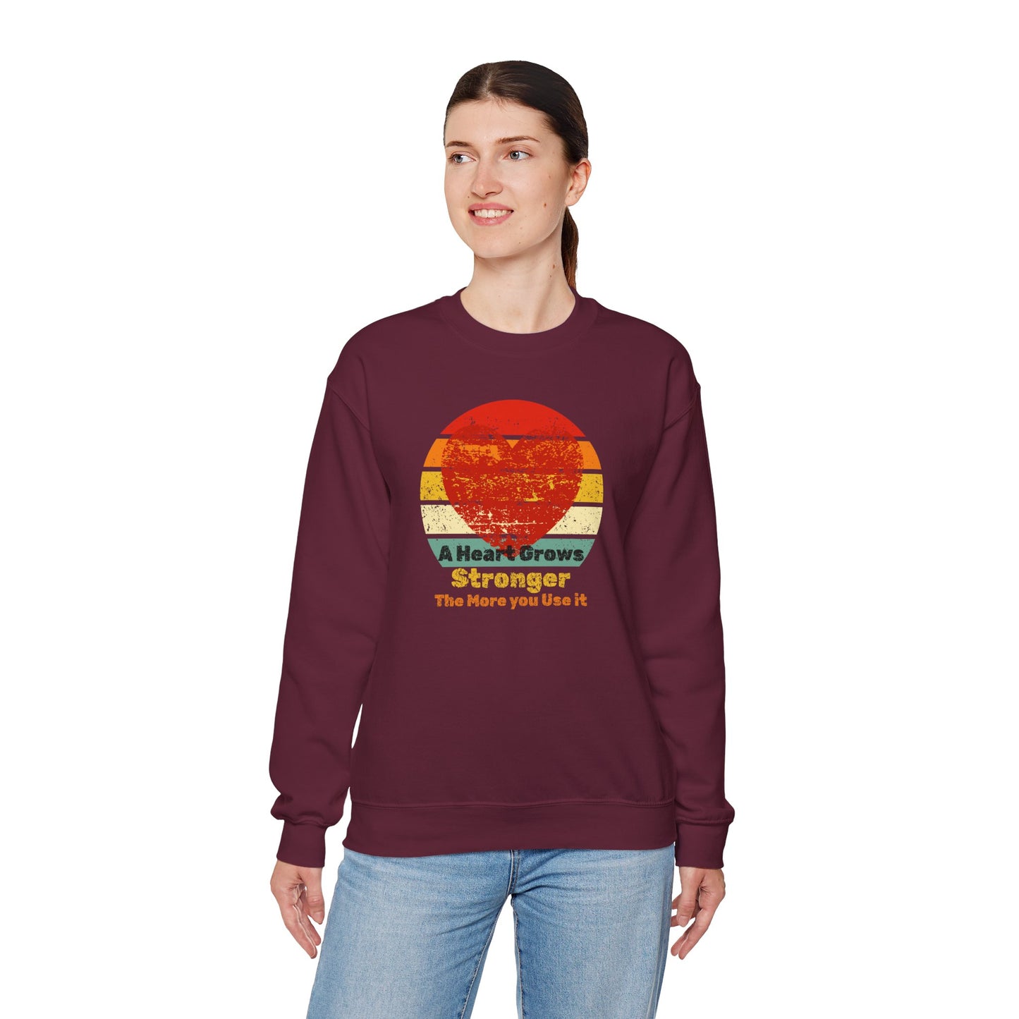 Retro Inspirational Crewneck Sweatshirt | Cozy Unisex Sweatshirt, Gift for Her, Motivational Gift, Casual Wear, Autumn Fashion
