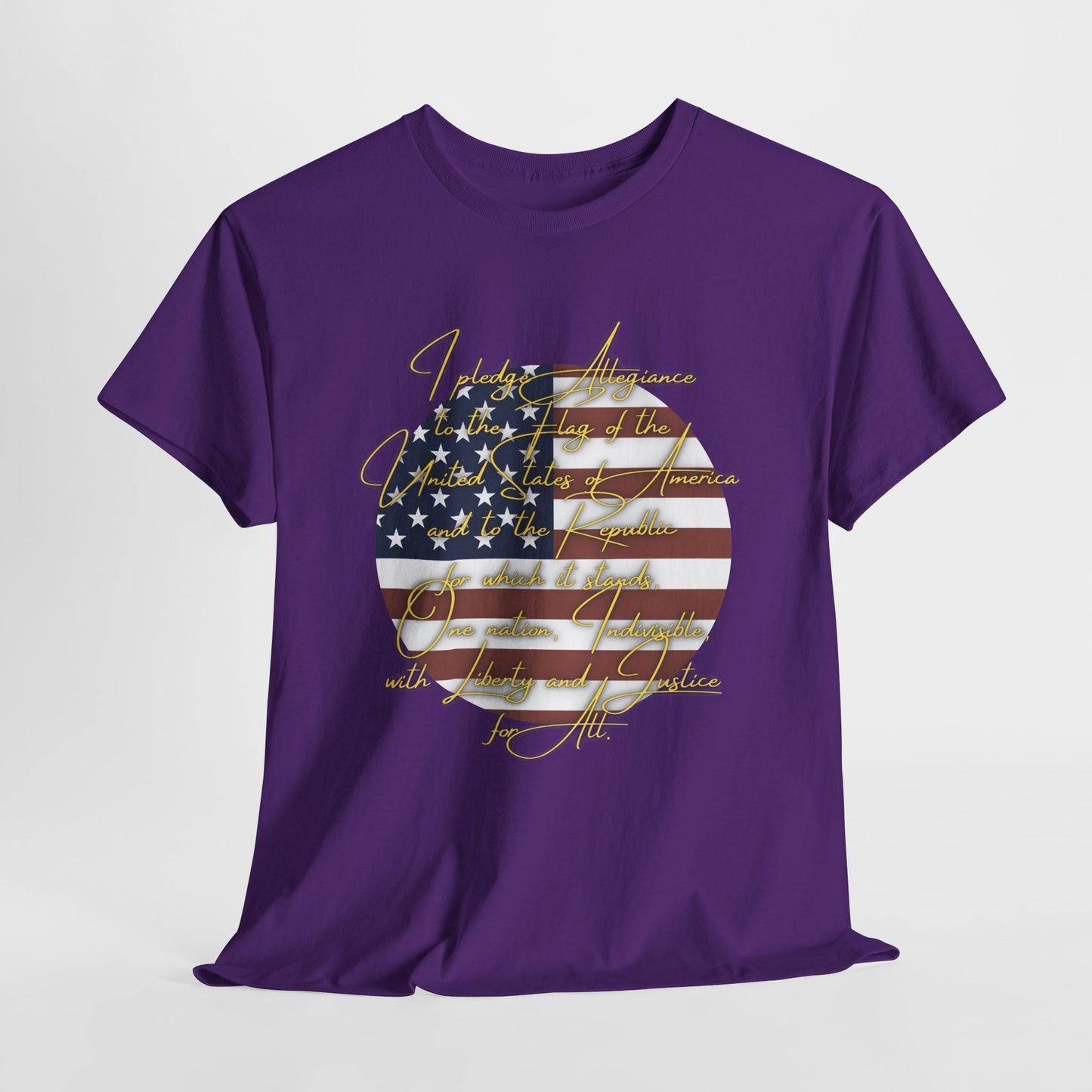 Patriotic Unisex Heavy Cotton Tee - 'In America We Trust' Design