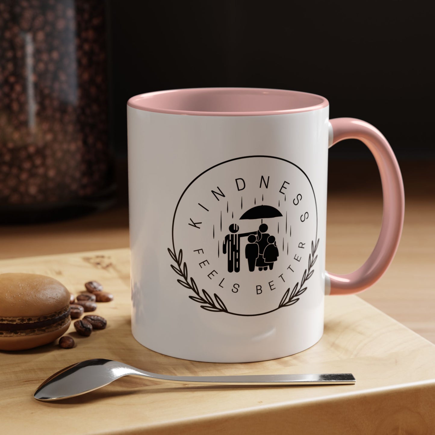 Mug - Kindness Feels Better Accent Coffee Mug (11, 15oz)