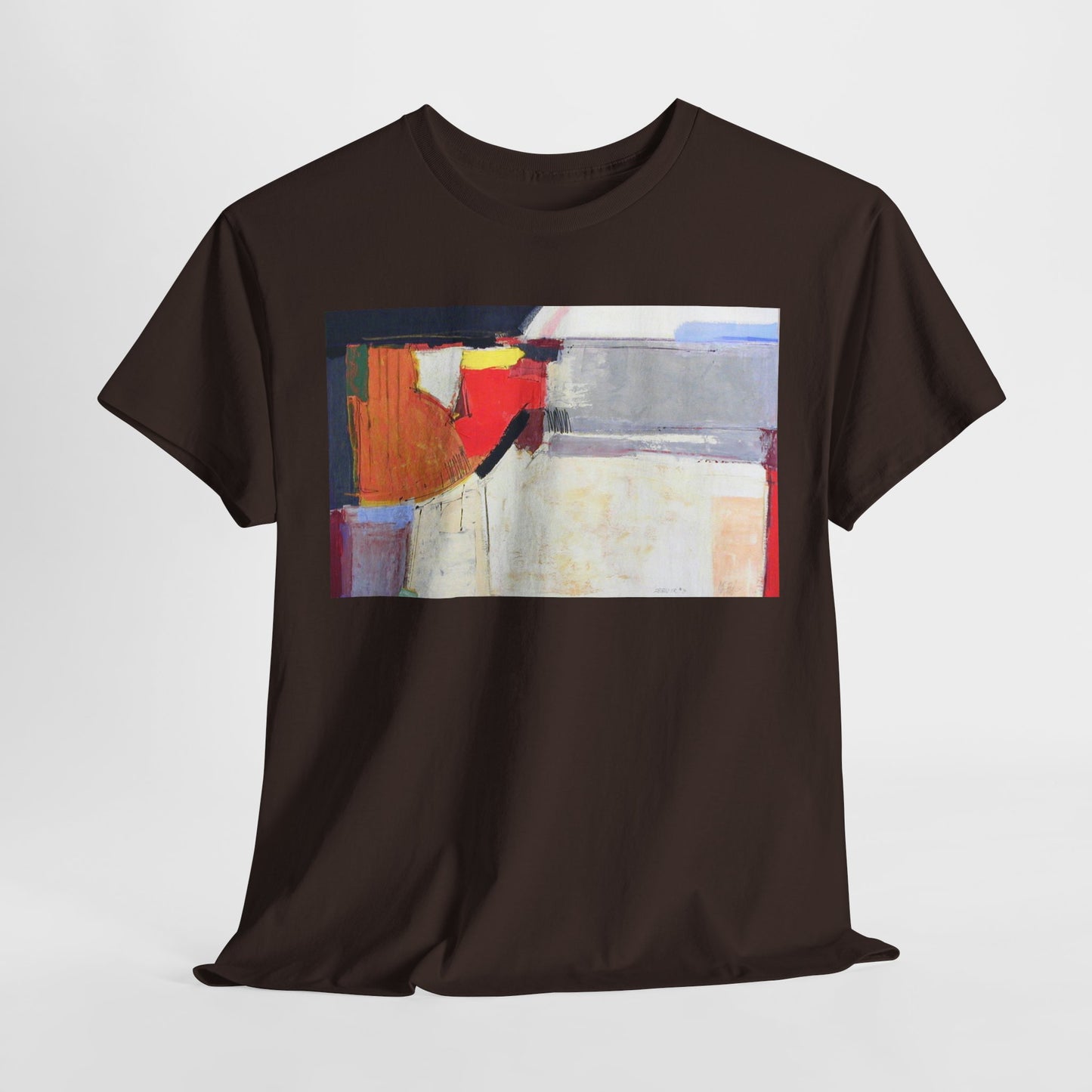 Abstract Art Unisex Heavy Cotton Tee - Stylish & Comfortable Fashion Statement