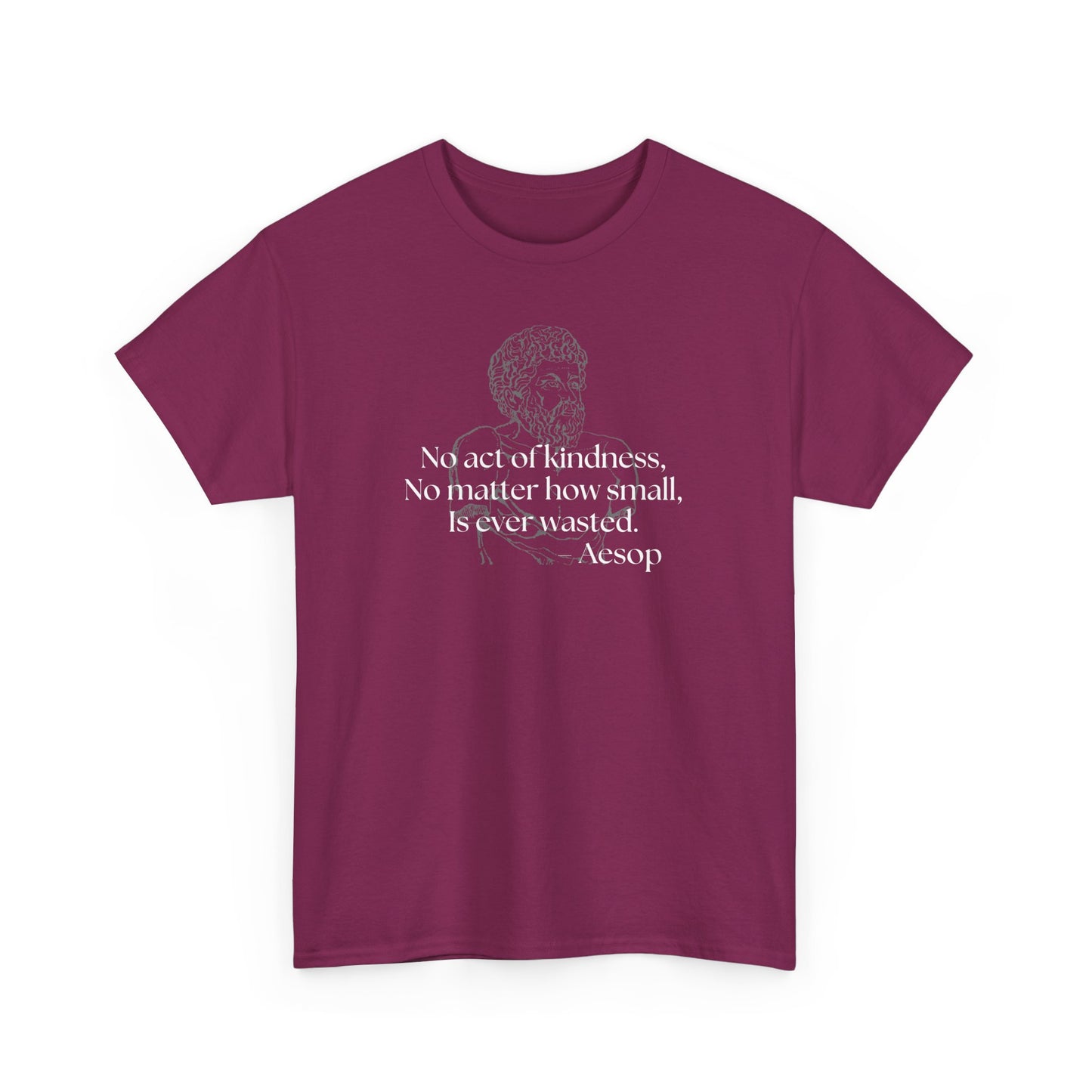 Inspirational Aesop Quote Unisex Heavy Cotton Tee