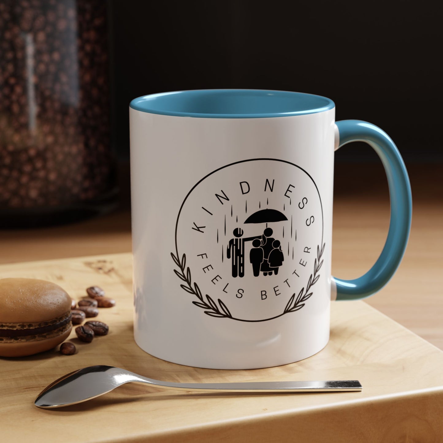 Mug - Kindness Feels Better Accent Coffee Mug (11, 15oz)
