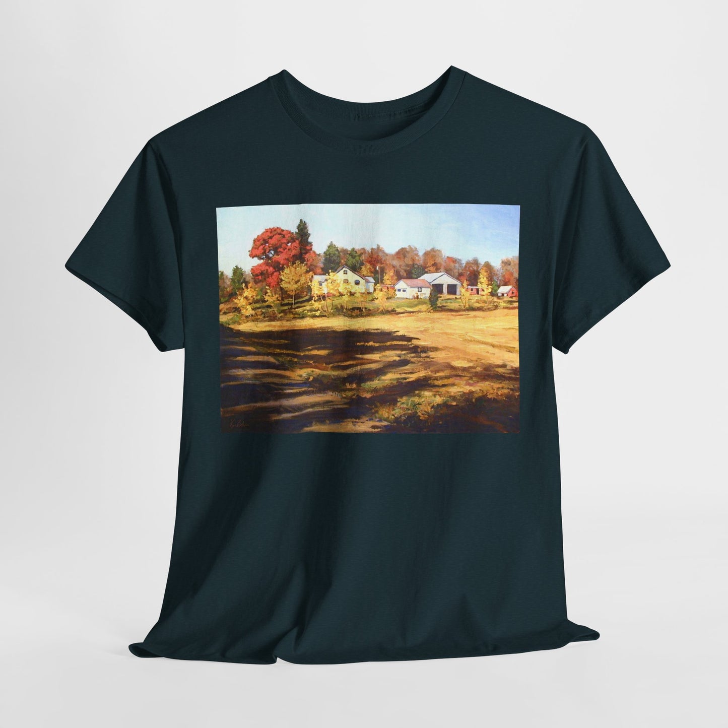 Autumn Landscape Unisex Heavy Cotton Tee