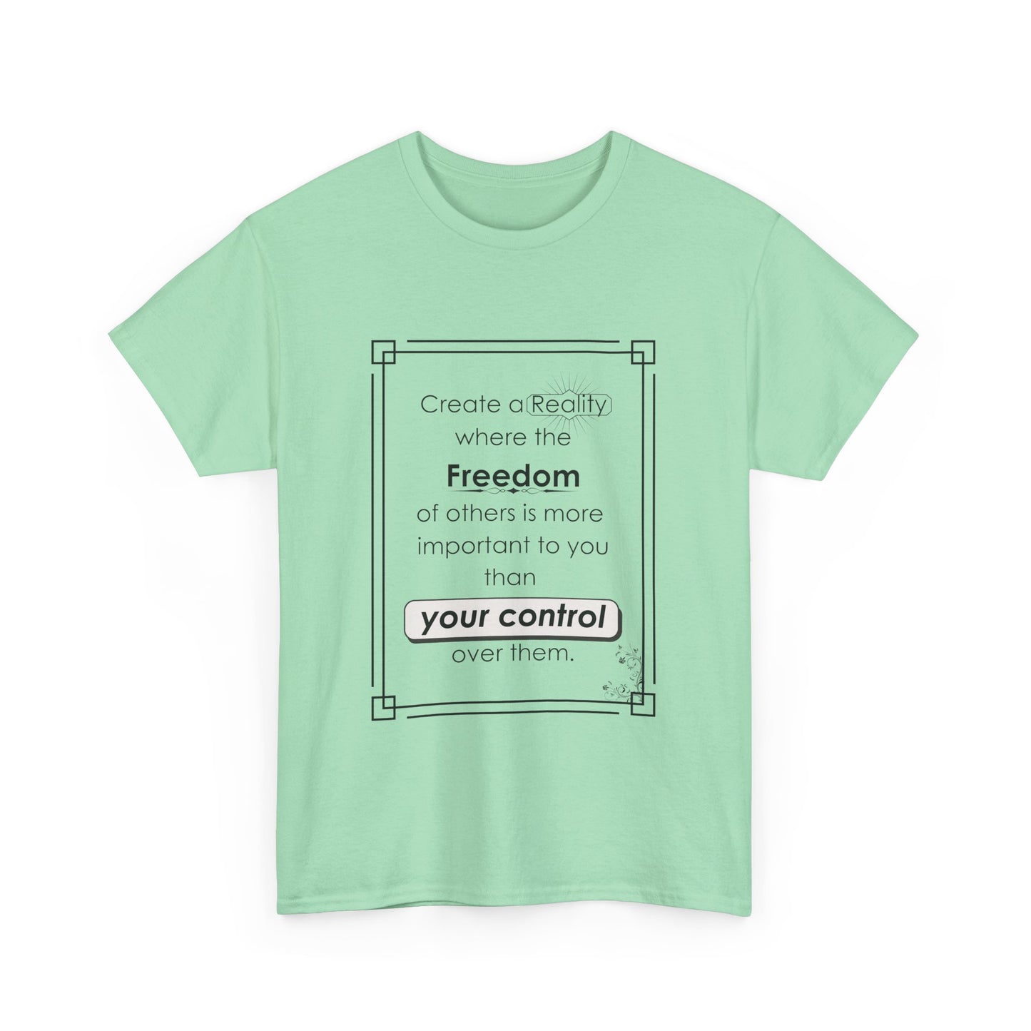 T-Shirt - Create a Reality Unisex Heavy Cotton Tee