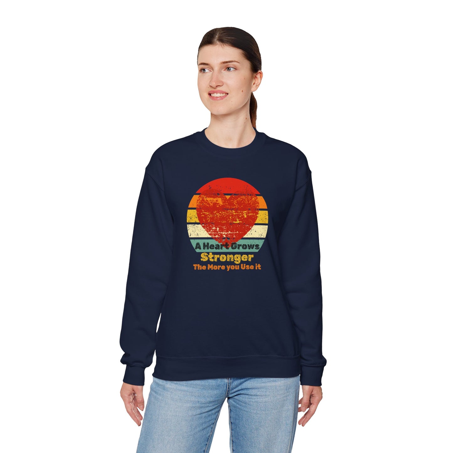 Retro Inspirational Crewneck Sweatshirt | Cozy Unisex Sweatshirt, Gift for Her, Motivational Gift, Casual Wear, Autumn Fashion