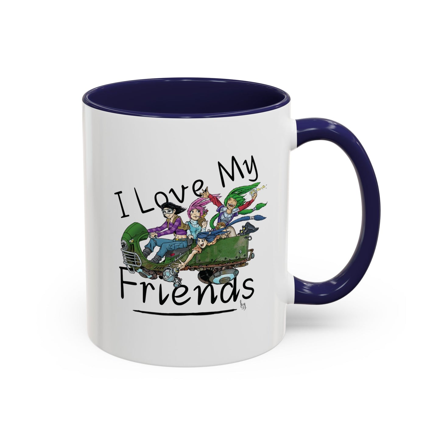Mug - I Love My Friends Featuring Art by Bryon Gibson