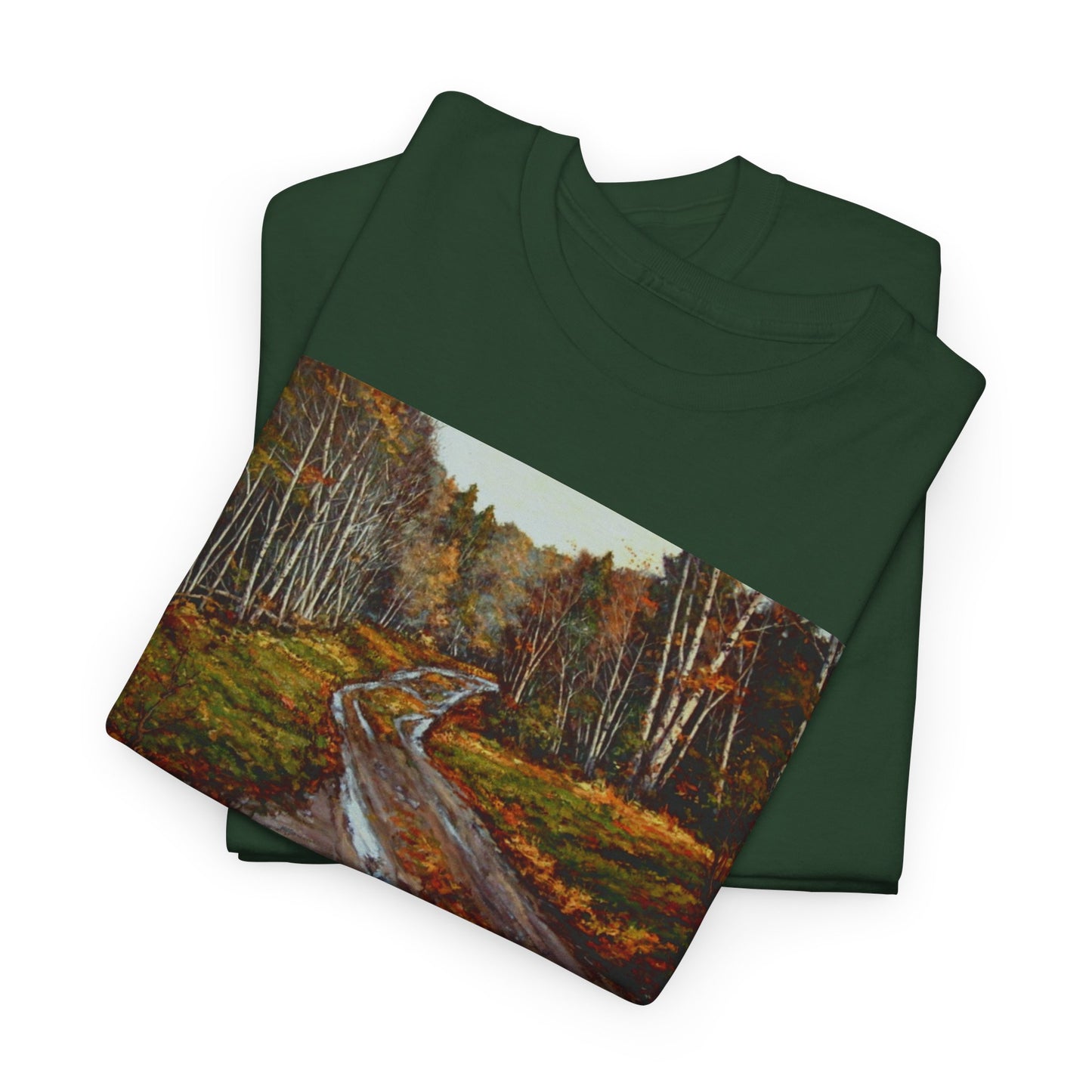 Autumn Landscape Unisex Heavy Cotton Tee