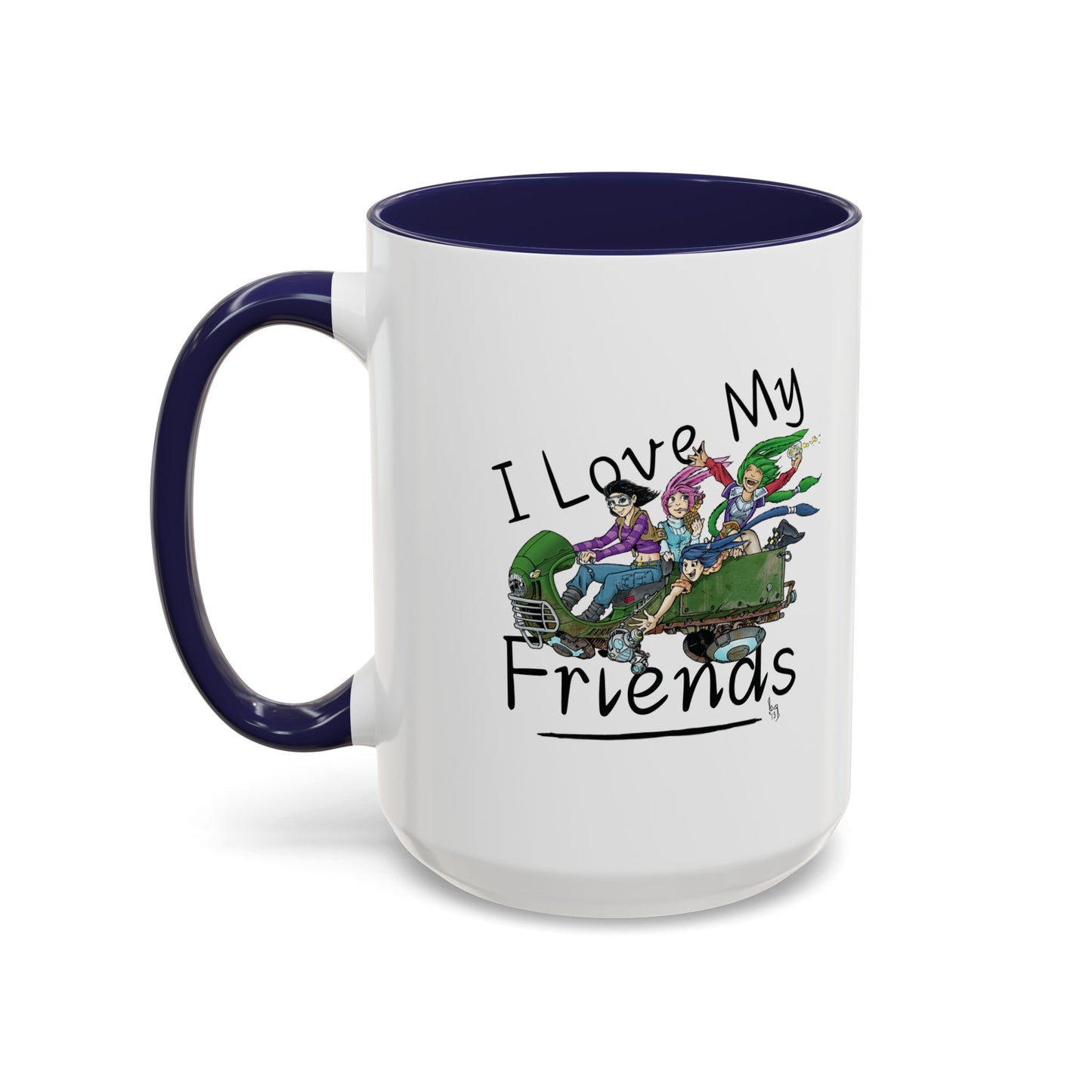 Mug - I Love My Friends Featuring Art by Bryon Gibson