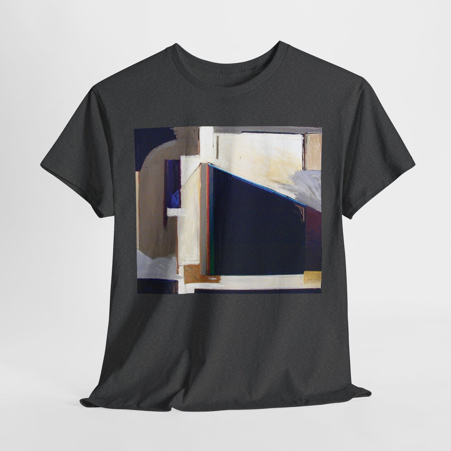Abstract Art Unisex Heavy Cotton Tee - Trendy Graphic T-Shirt for Everyday Wear