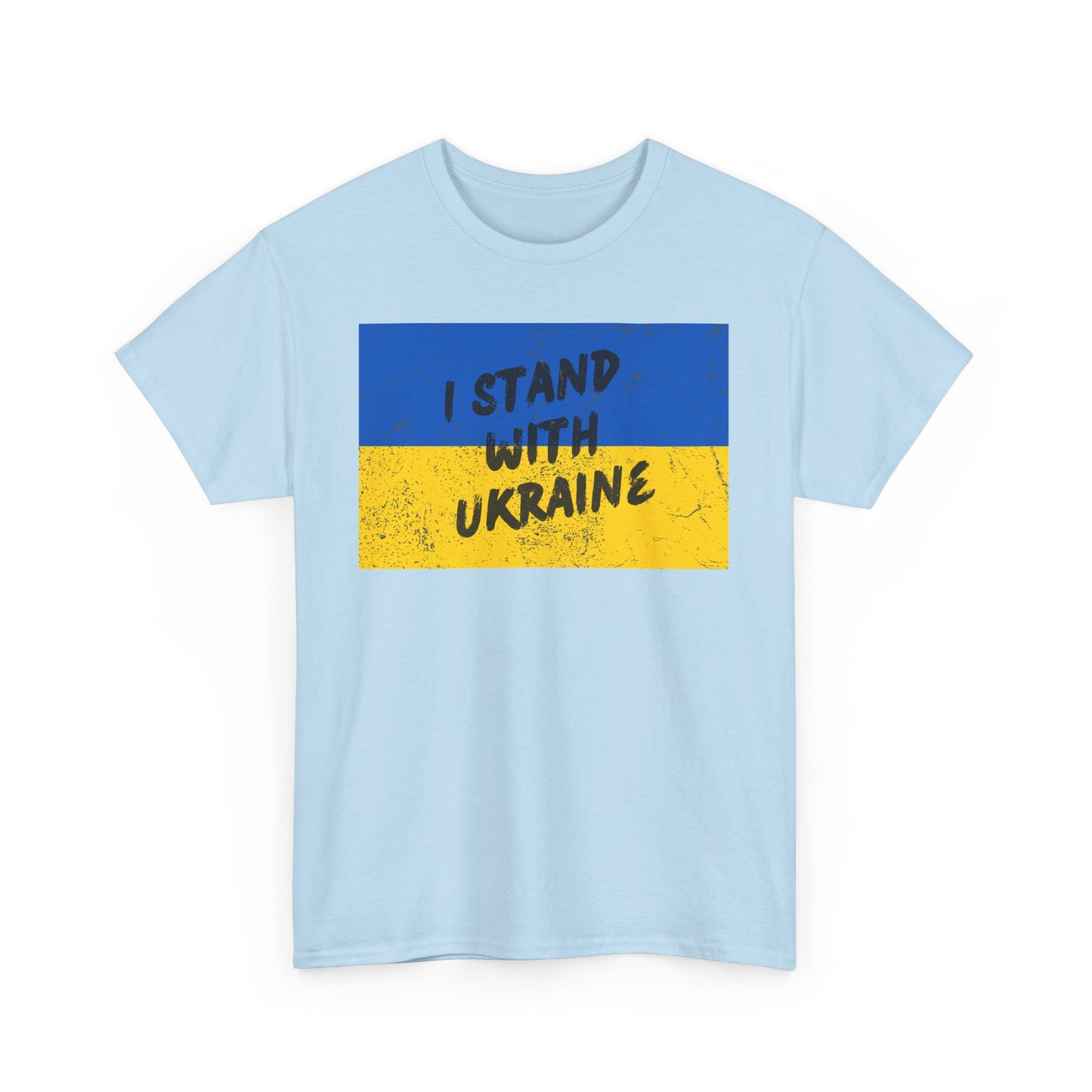 I Stand with Ukraine Unisex Heavy Cotton Tee