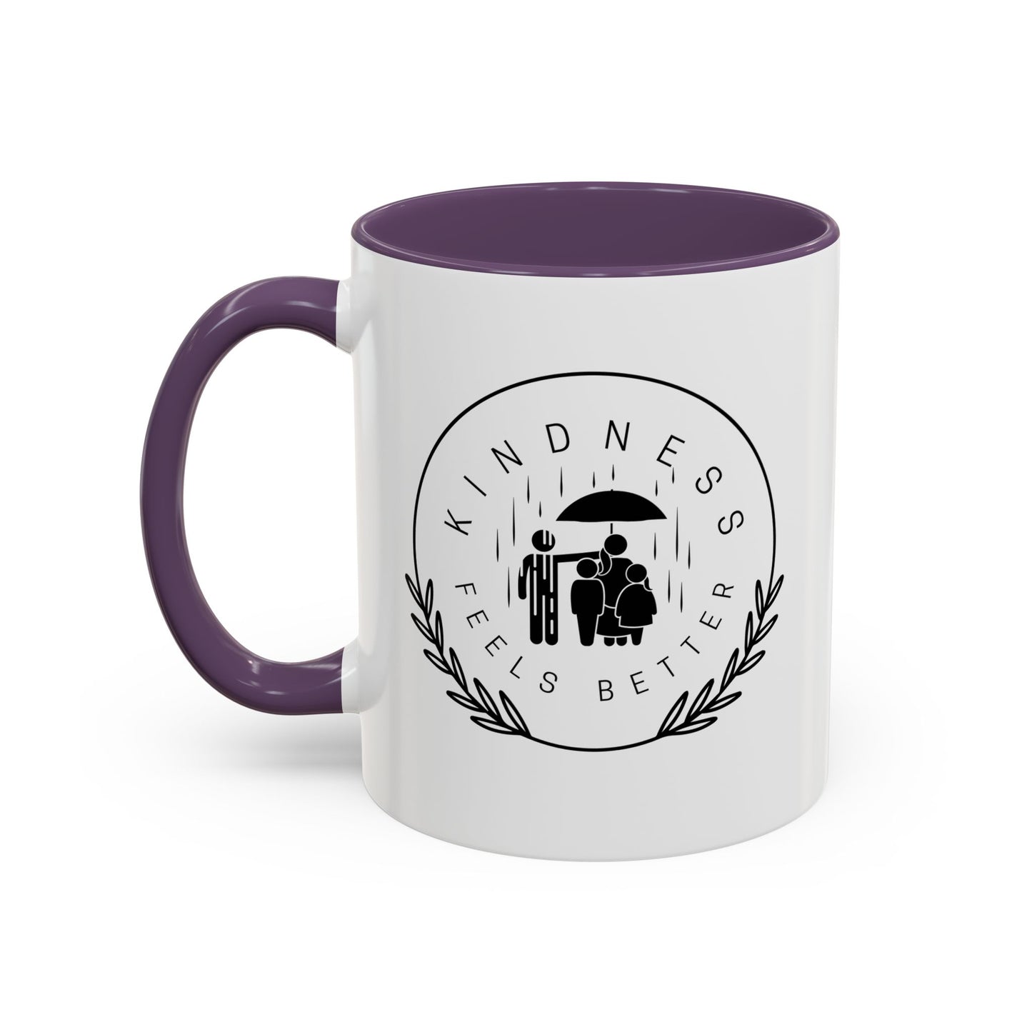 Mug - Kindness Feels Better Accent Coffee Mug (11, 15oz)