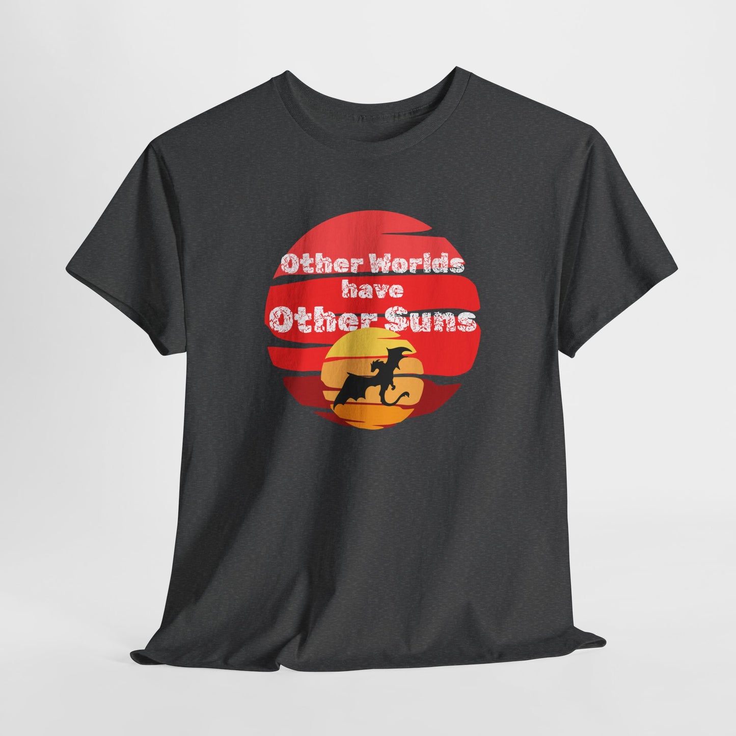 Other Worlds Have Other Suns Unisex Heavy Cotton Tee - Adventure and Space Vibe